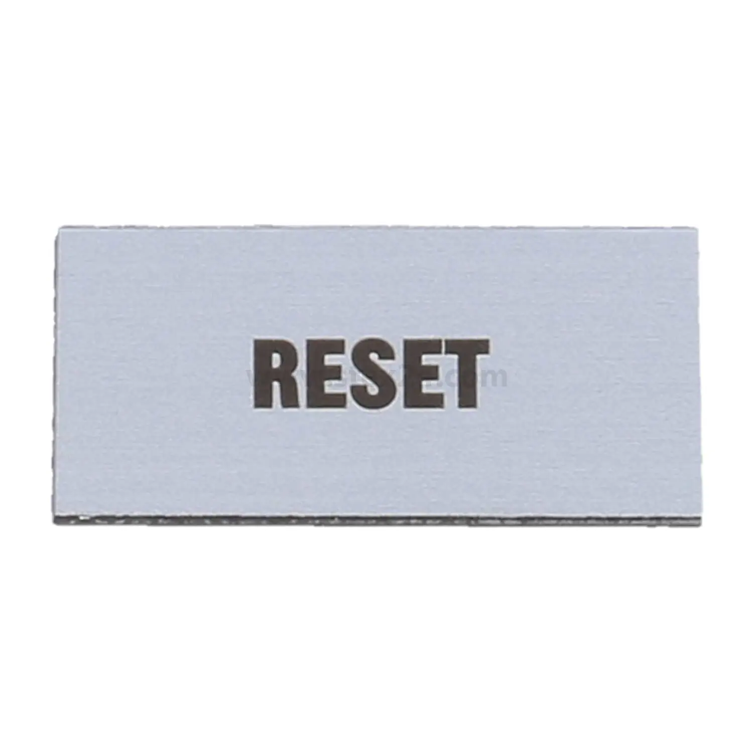 BZ16L_0226 Georg Schlegel Bezeichnungsschild selbstkle. Bezeichnung in englisch RESET weiß
