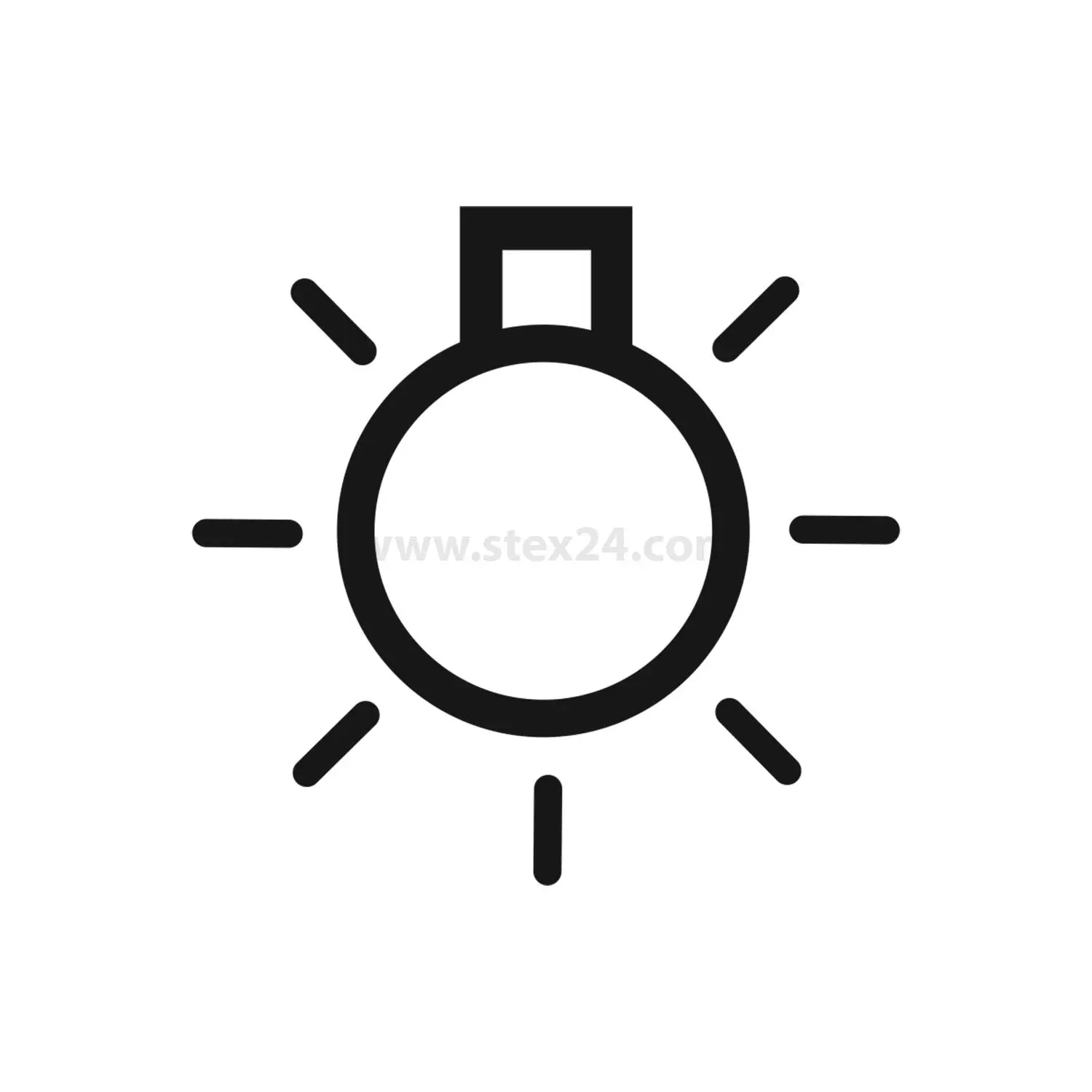 BSOK110 Georg Schlegel Bezeichnungsschild Grafik-Symbol Beleuchtung weiß