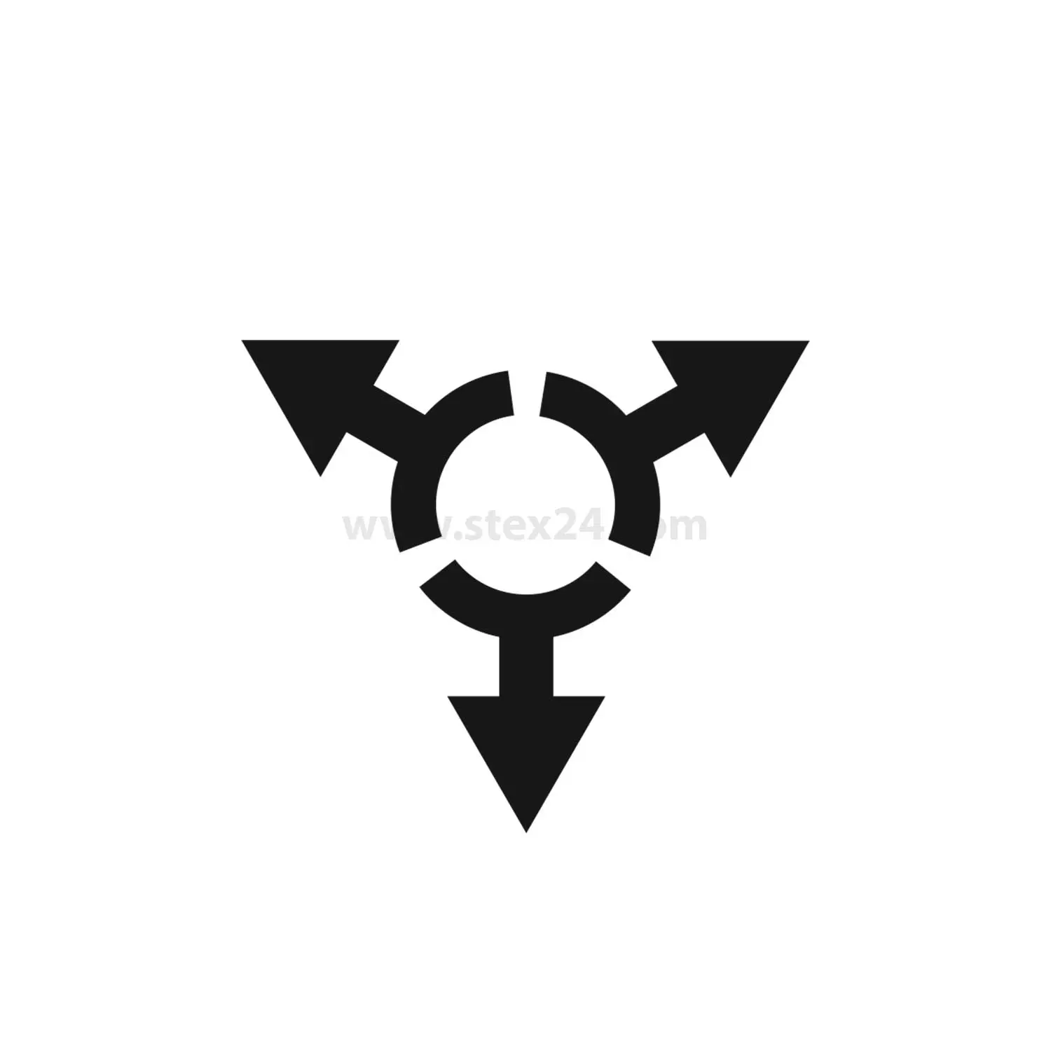 Produktfoto 1 von BSOKLL1105 Georg Schlegel Bezeichnungsschild Grafik-Symbol Lösen weiß