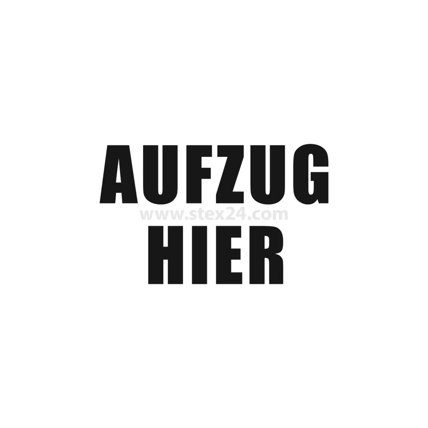 Produktfoto 1 von BSRR92 Georg Schlegel Bezeichnungsschild Bezeichnung in deutsch AUFZUG HIER weiß
