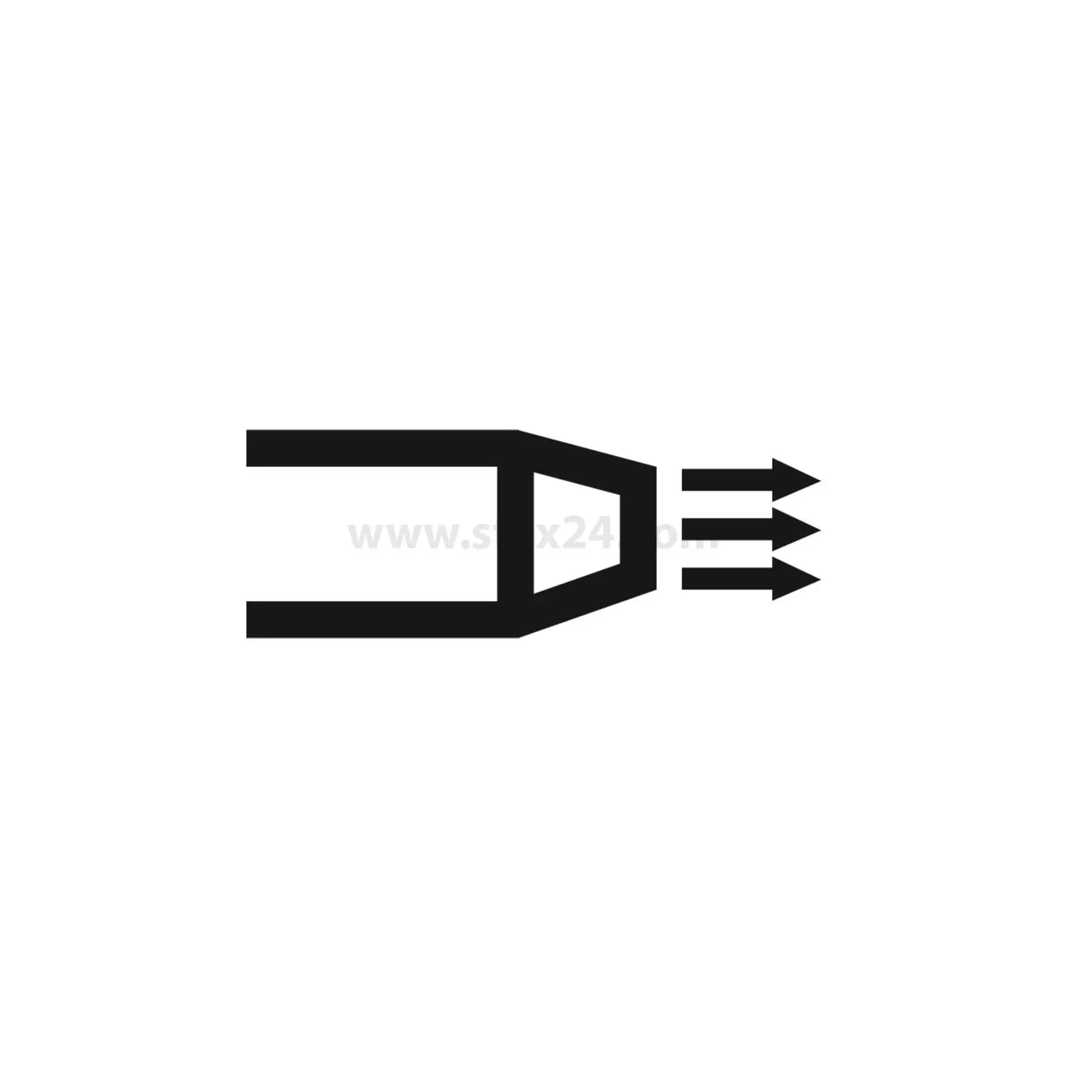 BSK1120 Georg Schlegel Bezeichnungsschild Grafik-Symbol Blasen weiß