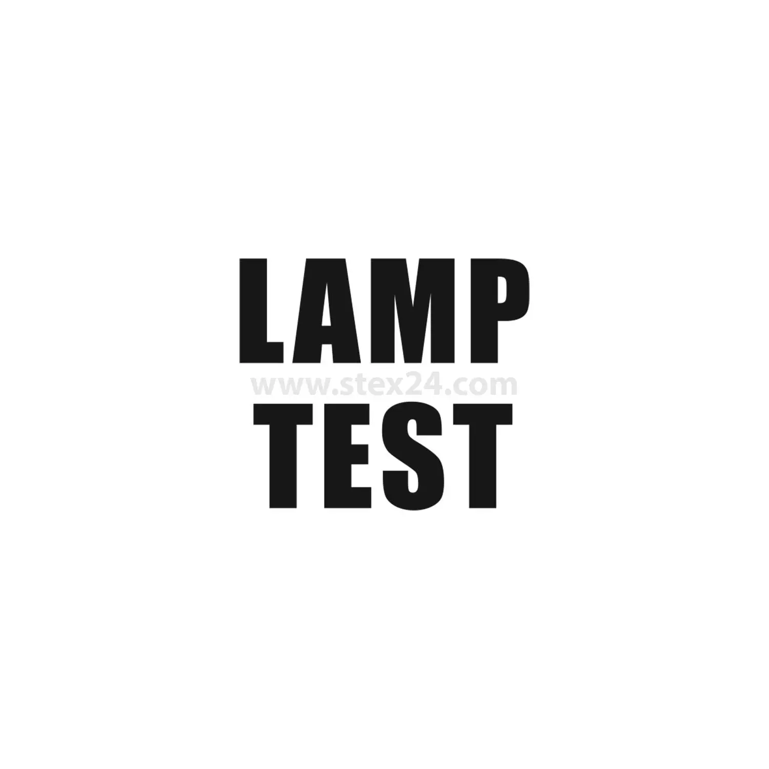 Produktfoto 1 von BSRX93 Georg Schlegel Bezeichnungsschild Bezeichnung in deutsch LAMP TEST weiß