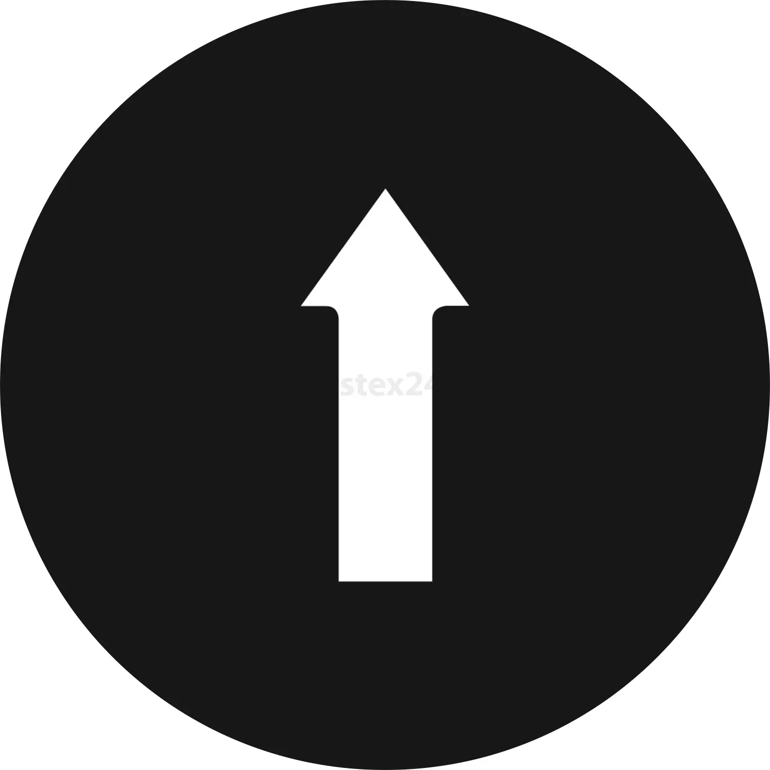Produktfoto 1 von BSK2 Georg Schlegel Bezeichnungsschild Grafik-Symbol Pfeil nach oben schwarz