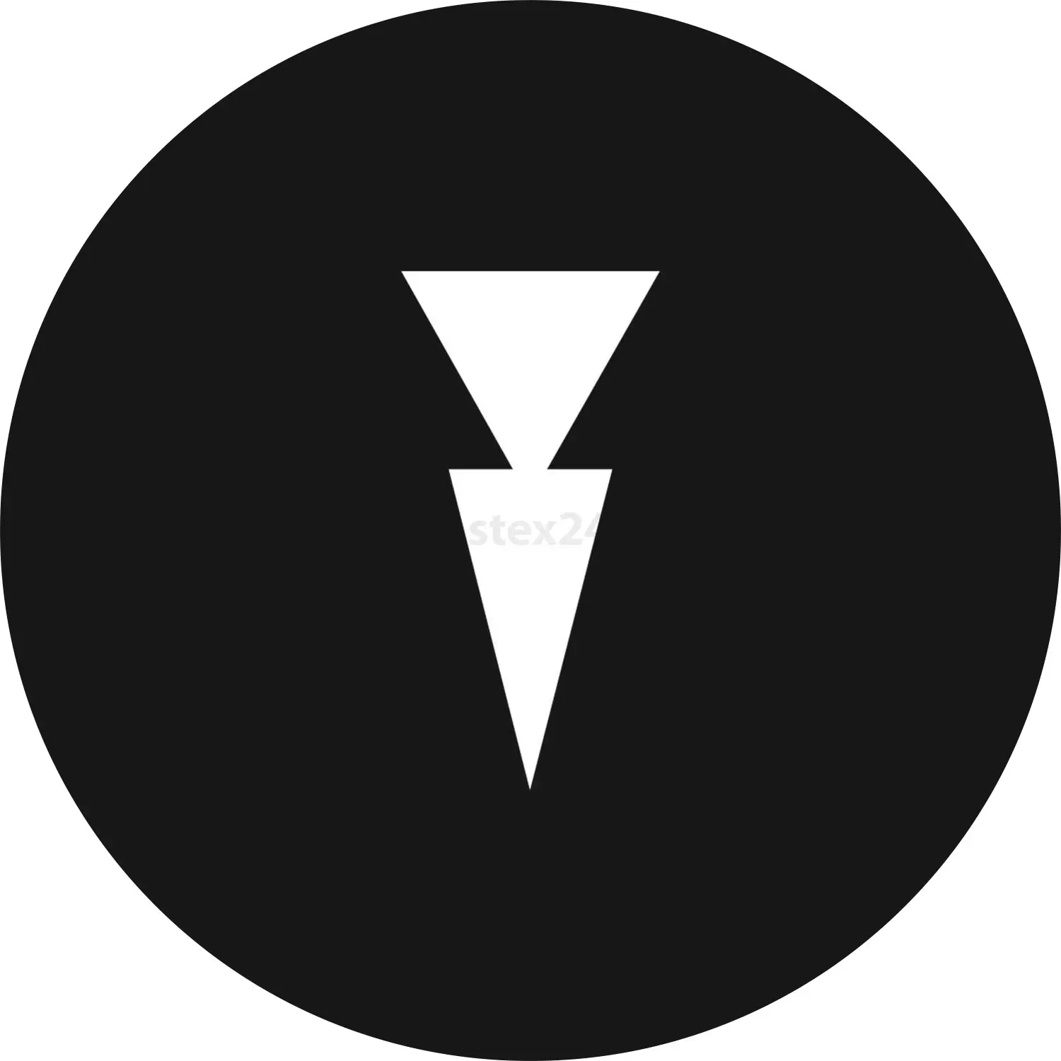 Produktfoto 1 von BSK14 Georg Schlegel Bezeichnungsschild Grafik-Symbol Pfeil nach unten 2 Geschwindigkeiten Schnell-Feinhub schwarz