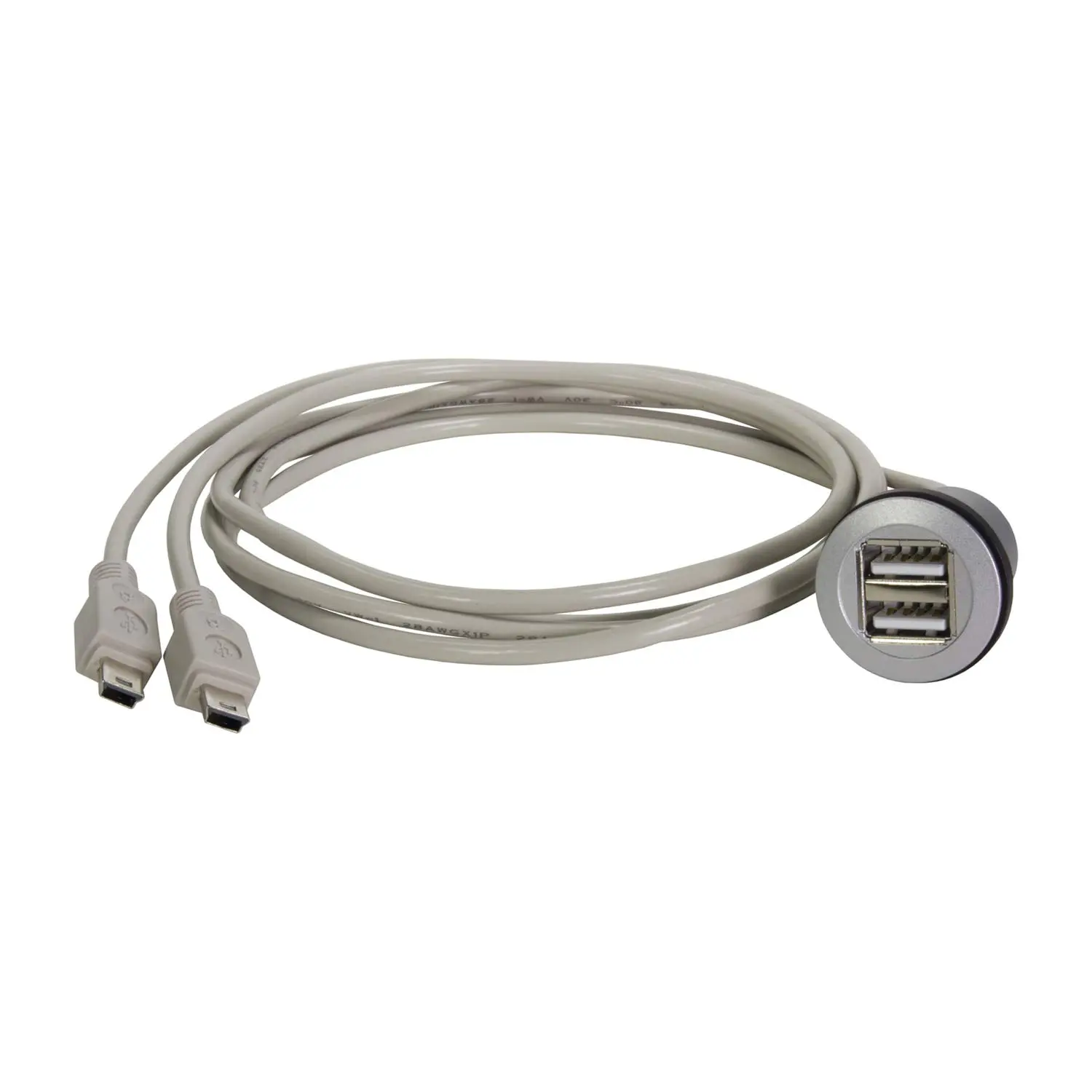 Produktfoto 1 von 09454521981 HARTING har-port USB 2.0 2x A - Mini-B 1m