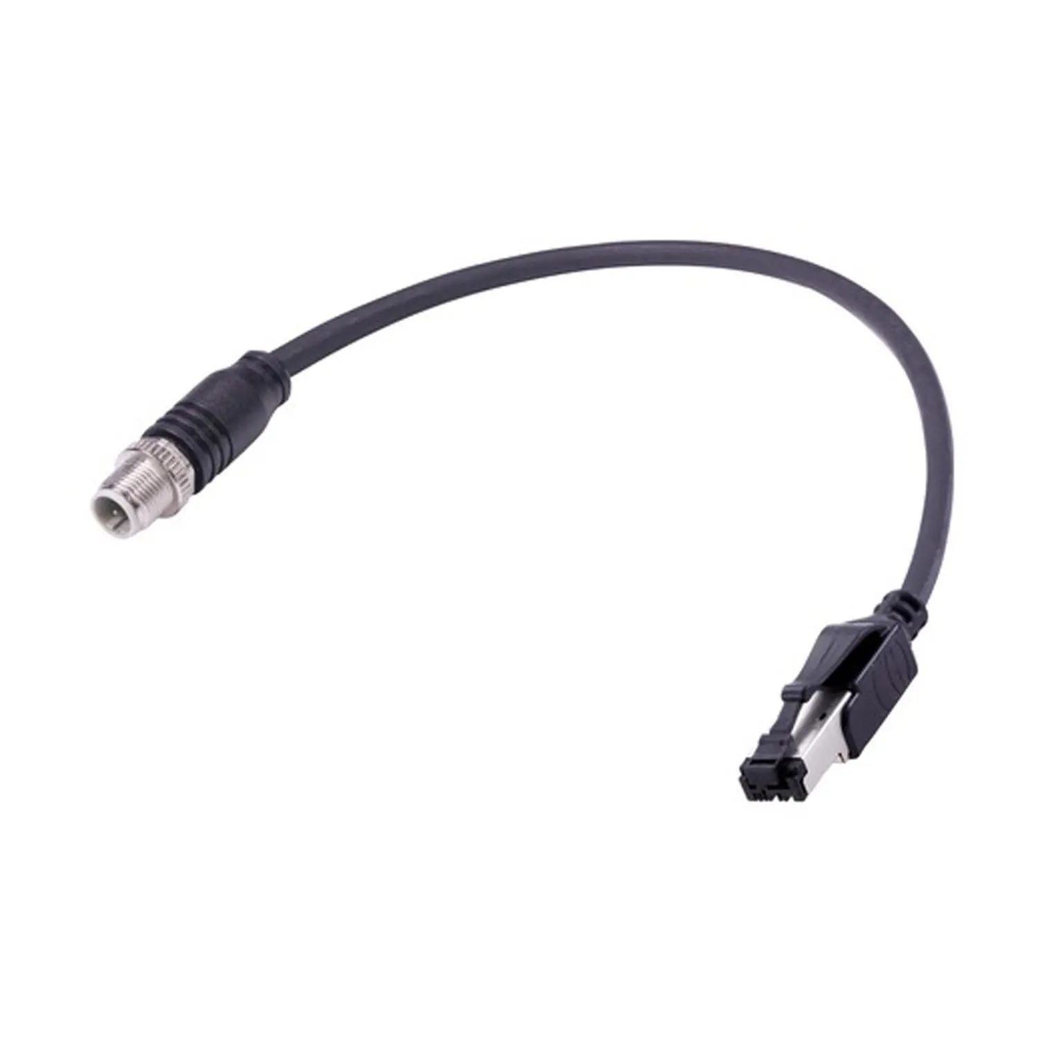 Produktfoto 1 von 09480222011010 HARTING RJI M12 D-code EtherRail Kabel konfektioniert, 1m