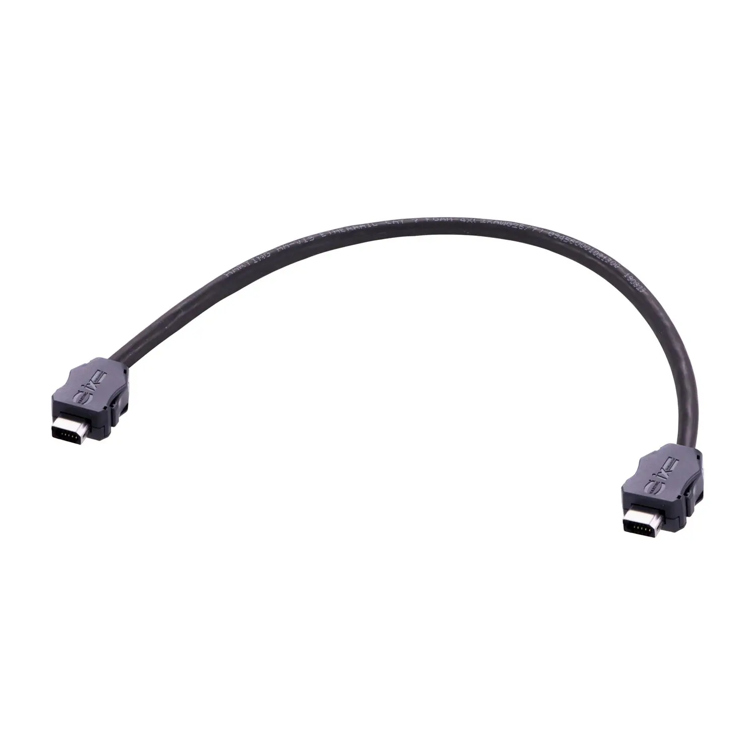 Produktfoto 1 von 33480101819200 HARTING ix Industrial Typ-A, EtherRail Verkabelung Cat. 6A mit 1/1 Verdrahtung 10 / 10-polig gerade, 4x2xAWG26/7 Bauform Seite 1 ix Industrial Typ A IP20