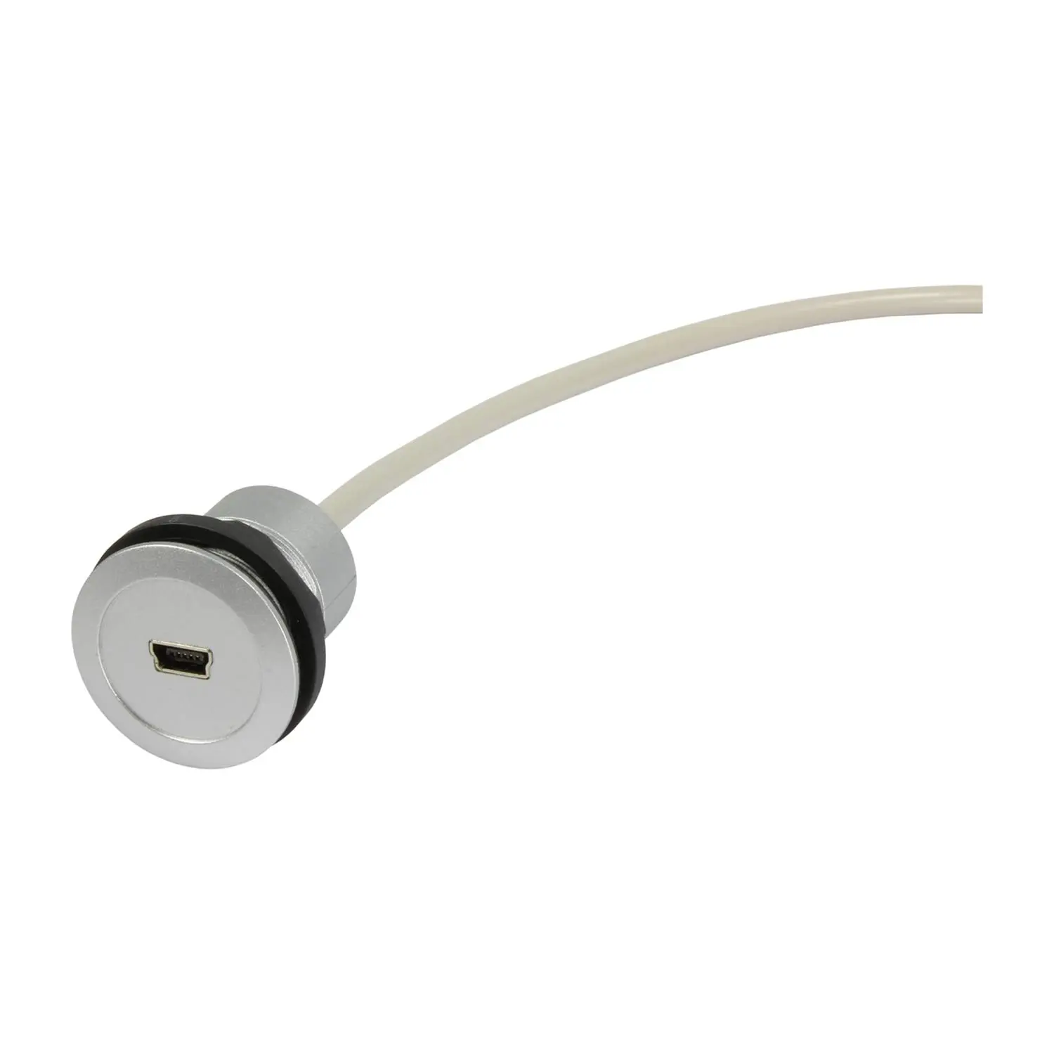 Produktfoto 1 von 09454521940 HARTING Serviceschnittstellen, USB 2.0, Kabellänge: 0,5 m, Art der Verbindung: Typ Mini B Buchse - Typ A Steckverbinder