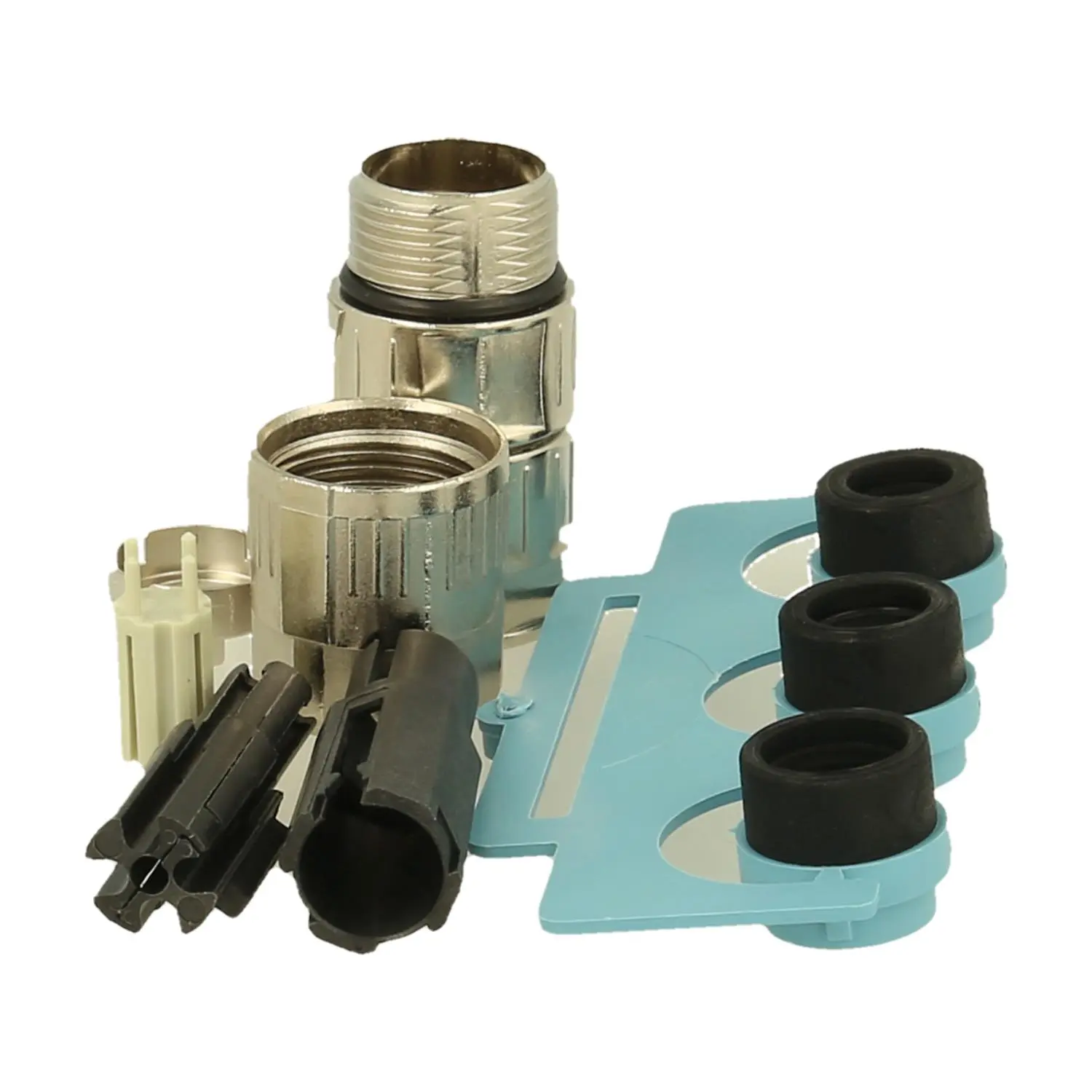 Produktfoto 1 von 21038212505 HARTING M12 slim female crimp 4/5 pol A cod