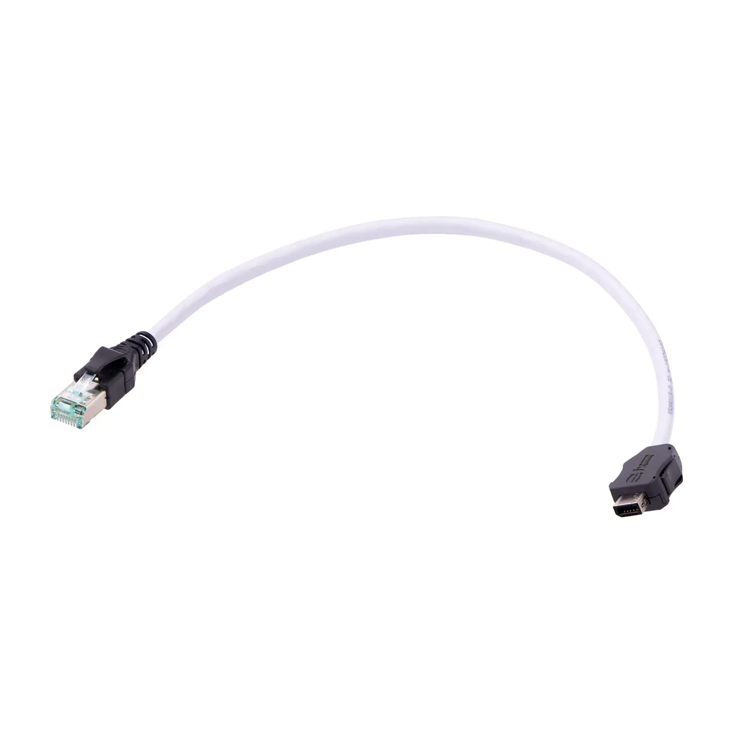Produktfoto 1 von 33480147823010 HARTING ix Industrial Typ-A / RJ45, Ethernet Verkabelung Cat. 6A mit 1/1 Verdrahtung 10 / 8-polig gerade, 4x2xAWG26/7 Bauform Seite 1 ix Industrial Typ A IP20