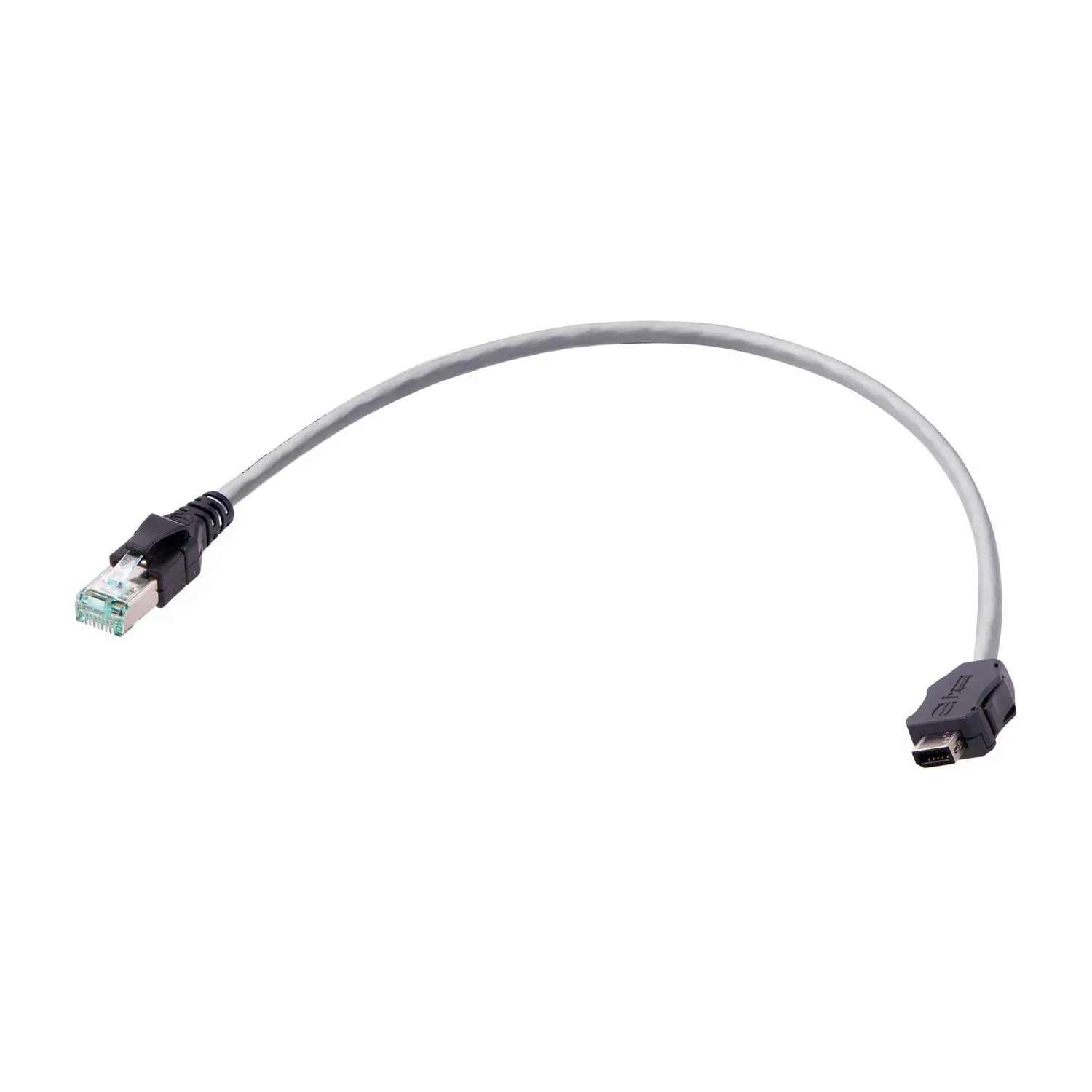Produktfoto 1 von 33480147824020 HARTING ix Industrial Typ-A / RJ45, Ethernet Verkabelung Cat. 6A mit 1/1 Verdrahtung 10 / 8-polig gerade, 4x2xAWG26/7 Bauform Seite 1 ix Industrial Typ A IP20