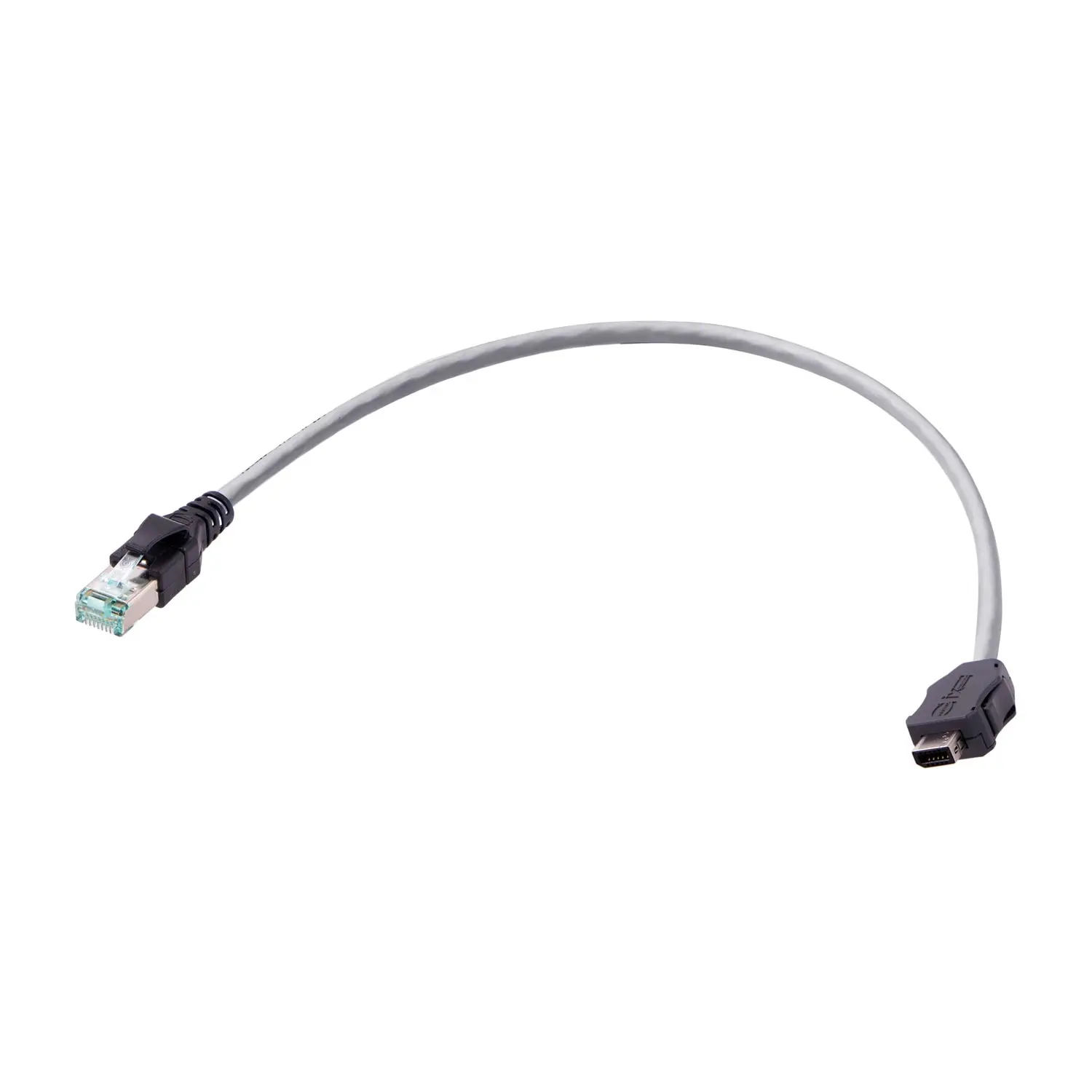Produktfoto 1 von 33480147824030 HARTING ix Industrial Typ-A / RJ45, Ethernet Verkabelung Cat. 6A mit 1/1 Verdrahtung 10 / 8-polig gerade, 4x2xAWG26/7 Bauform Seite 1 ix Industrial Typ A IP20