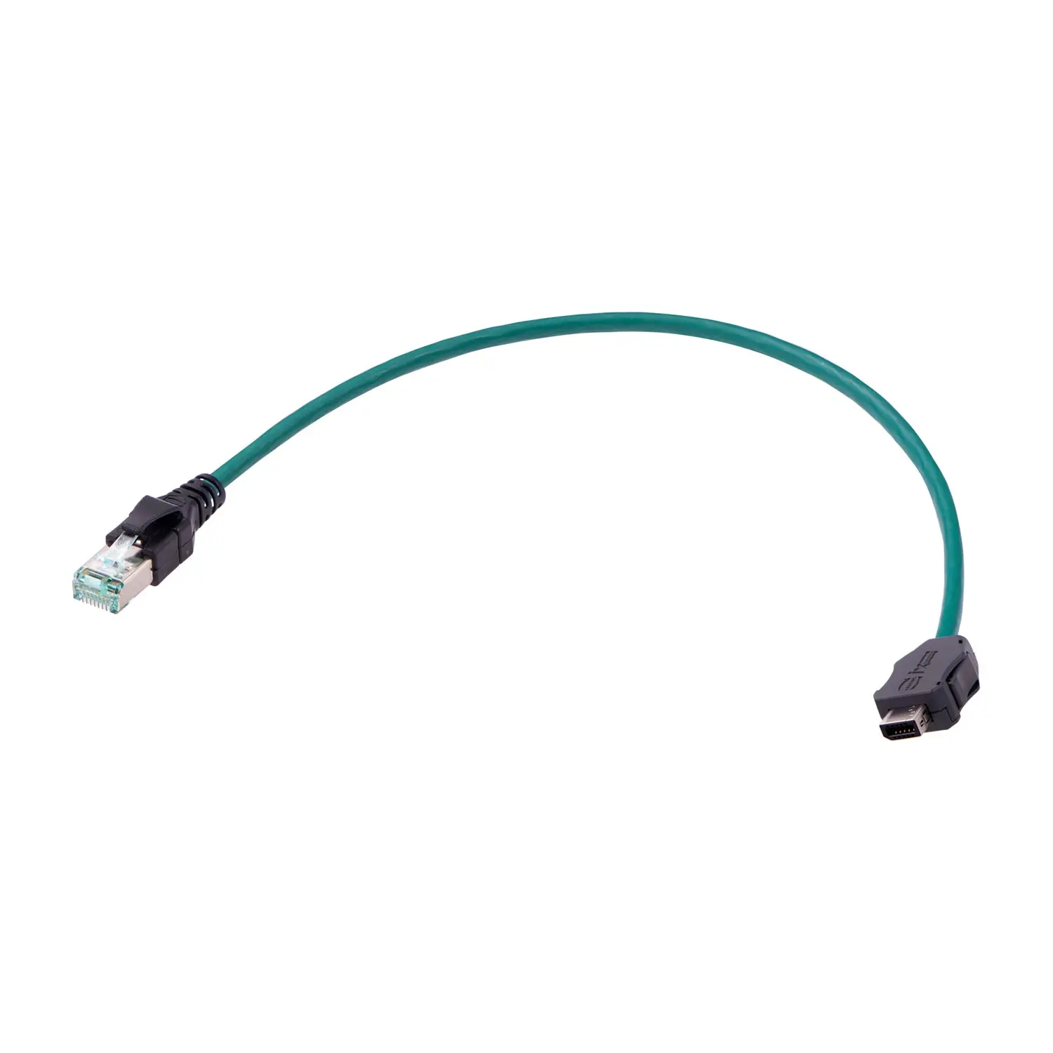 Produktfoto 1 von 33480147827050 HARTING ix Industrial Typ-A / RJ45, Ethernet Verkabelung Cat. 6A mit 1/1 Verdrahtung 10 / 8-polig gerade, 4x2xAWG26/7 Bauform Seite 1 ix Industrial Typ A IP20