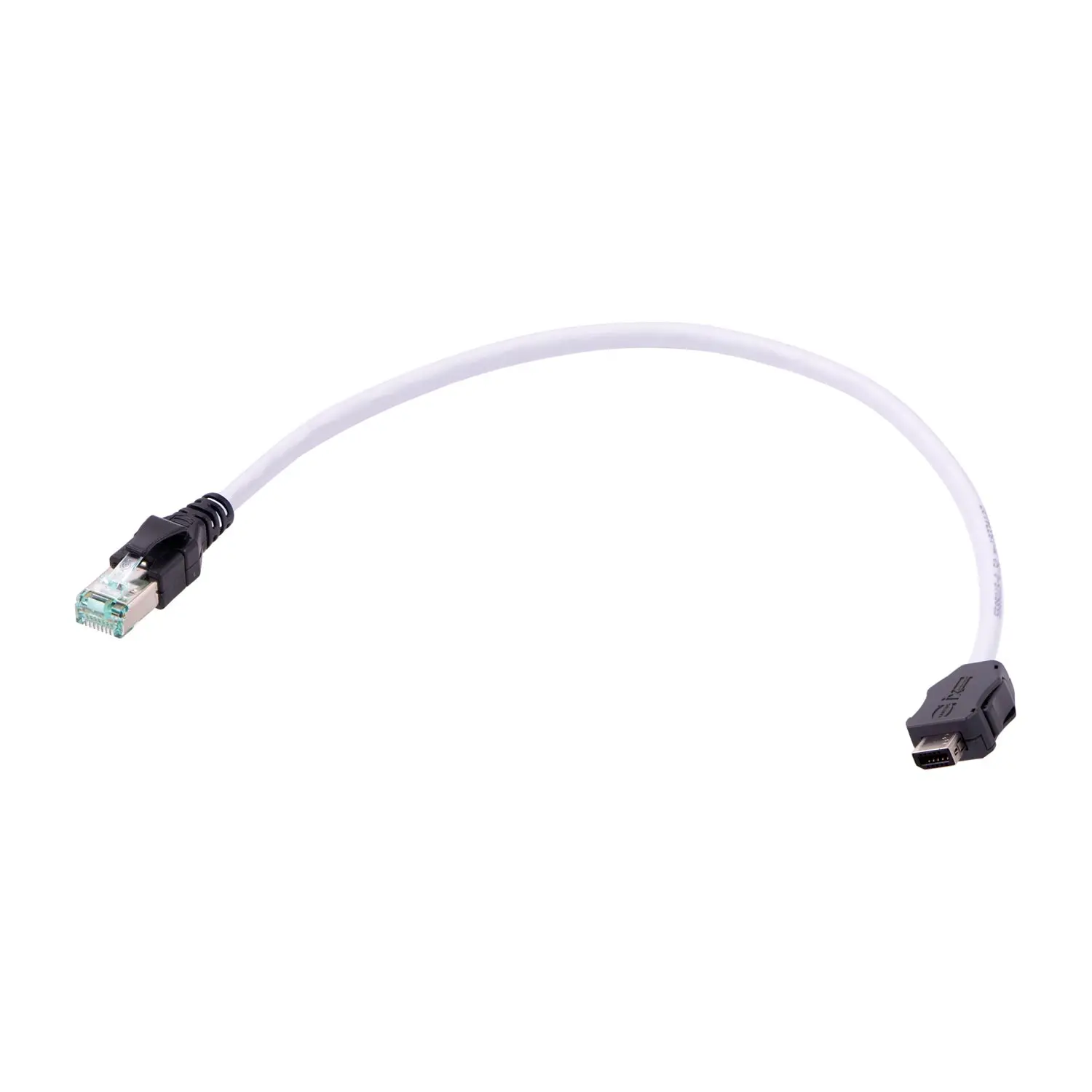 Produktfoto 1 von 33480147823050 HARTING ix Industrial Typ-A / RJ45, Ethernet Verkabelung Cat. 6A mit 1/1 Verdrahtung 10 / 8-polig gerade, 4x2xAWG26/7 Bauform Seite 1 ix Industrial Typ A IP20