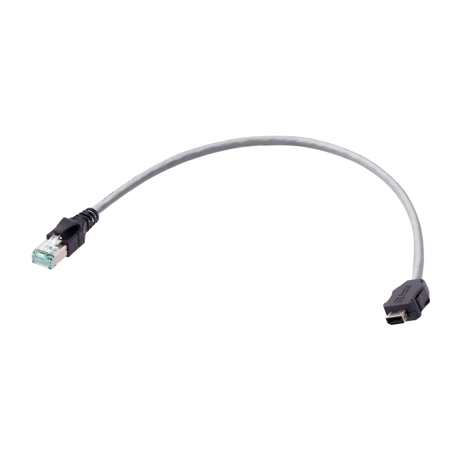 Produktfoto 1 von 33480147824075 HARTING ix Industrial Typ-A / RJ45, Ethernet Verkabelung Cat. 6A mit 1/1 Verdrahtung 10 / 8-polig gerade, 4x2xAWG26/7 Bauform Seite 1 ix Industrial Typ A IP20