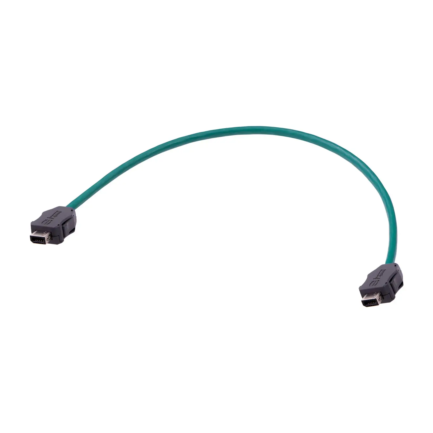 Produktfoto 1 von 33480101827075 HARTING ix Industrial Typ-A, Ethernet Verkabelung Cat. 6A mit 1/1 Verdrahtung 10 / 10-polig gerade, 4x2xAWG26/7 Bauform Seite 1 ix Industrial Typ A IP20