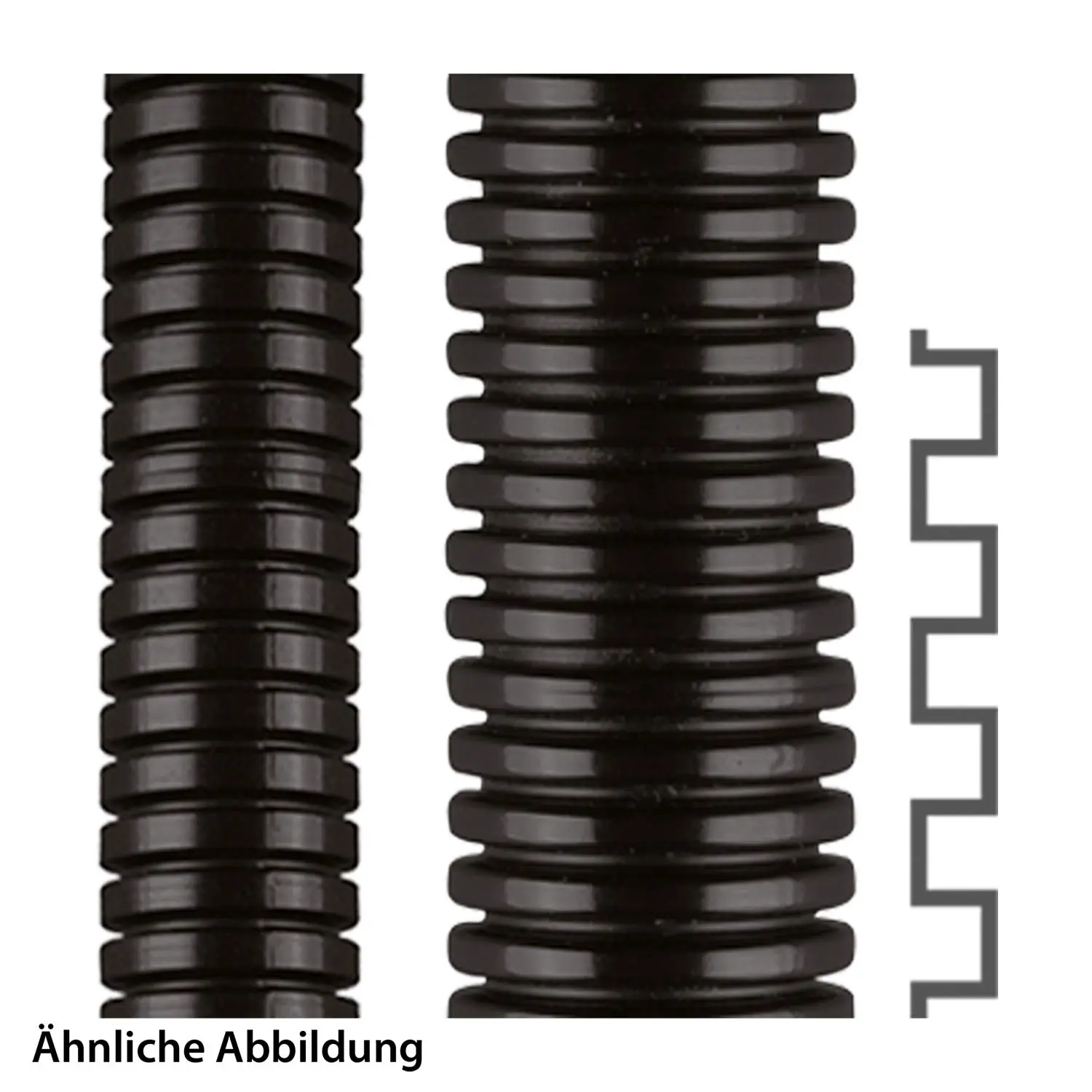 Produktfoto 1 von ROHRflex PA 6 S, schwarz AD 10,0, 6,5 x 10,0 mm