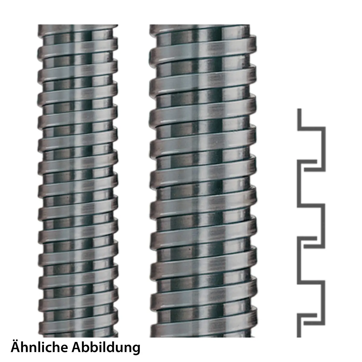 Produktfoto 1 von 11011111040 FLEXA SPR-AS, Stahl verzinkt AD45, 40x45mm, 10 Meter Packung