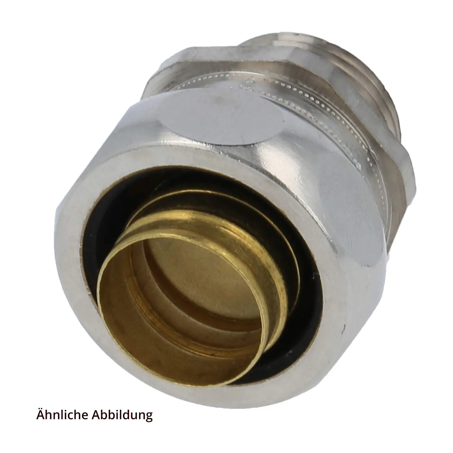 15010428048 FLEXA US-P kl. Packung 2 Stk. Metallverschraubung gerade Gewinde PG48x1,588 für Schlauch-Außendurchmesser 56,0mm für Schlauch-Innendurchmesser 49,0mm