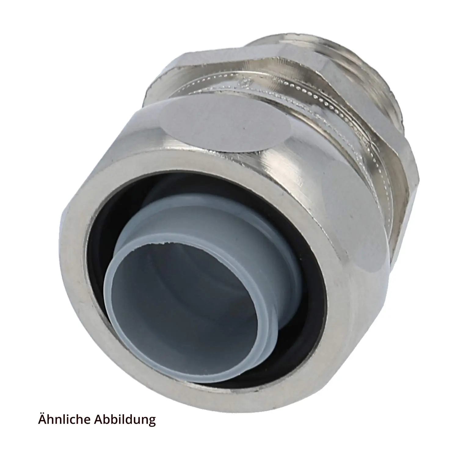 Produktfoto 1 von 15010830032 FLEXA US-M kl. Packung 2 Stk. Metallverschraubung gerade Gewinde M32x1,5 für Schlauch-Außendurchmesser 36,0mm für Schlauch-Innendurchmesser 29,0mm