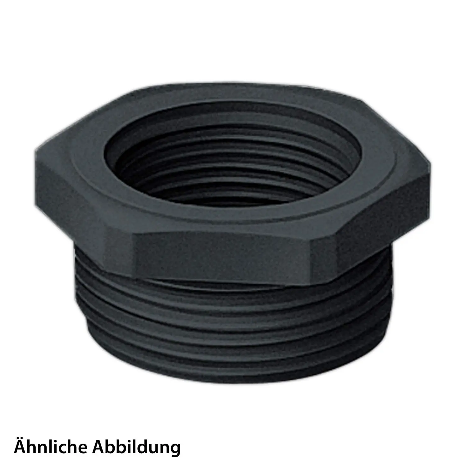 Produktfoto 1 von 10352M25M20 FLEXA REK-M, Polyamid schwarz M 25 x 1,5/M 20 x 1,5