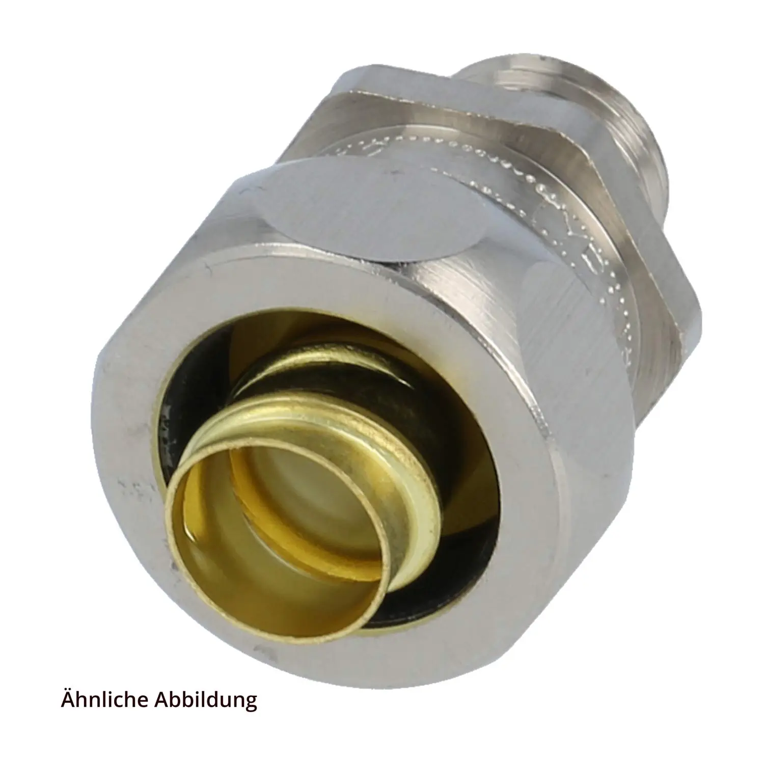 Produktfoto 1 von US2-M Metallverschraubung gerade Gewinde M40x1,5 für Schlauch-Außendurchmesser 45,0mm für Schlauch-Innendurchmesser 35,0mm