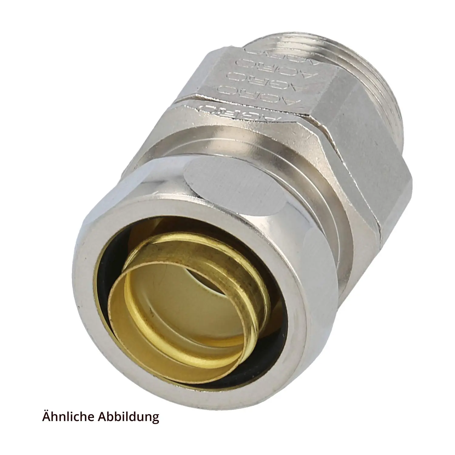 Produktfoto 1 von USDR-M Metallverschraubung gerade Gewinde M20x1,5 für Schlauch-Außendurchmesser 17,0mm für Schlauch-Innendurchmesser 13,0mm