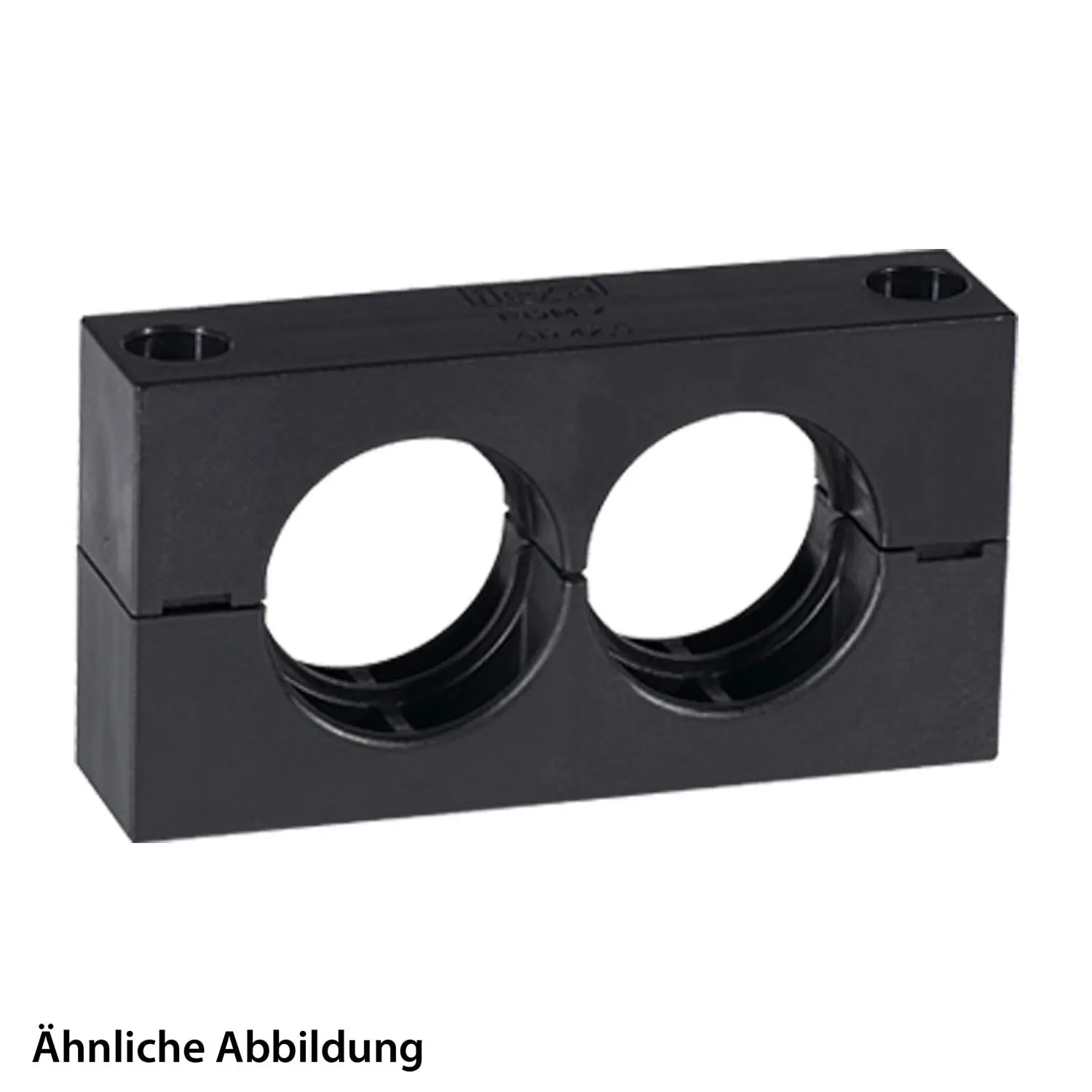 Produktfoto 1 von 15020008206 FLEXA RQM-2 Schlauchhalter massiv für Schlauch-Außendurchmesser 54,5mm für Wellschlauch AD 54.5mm