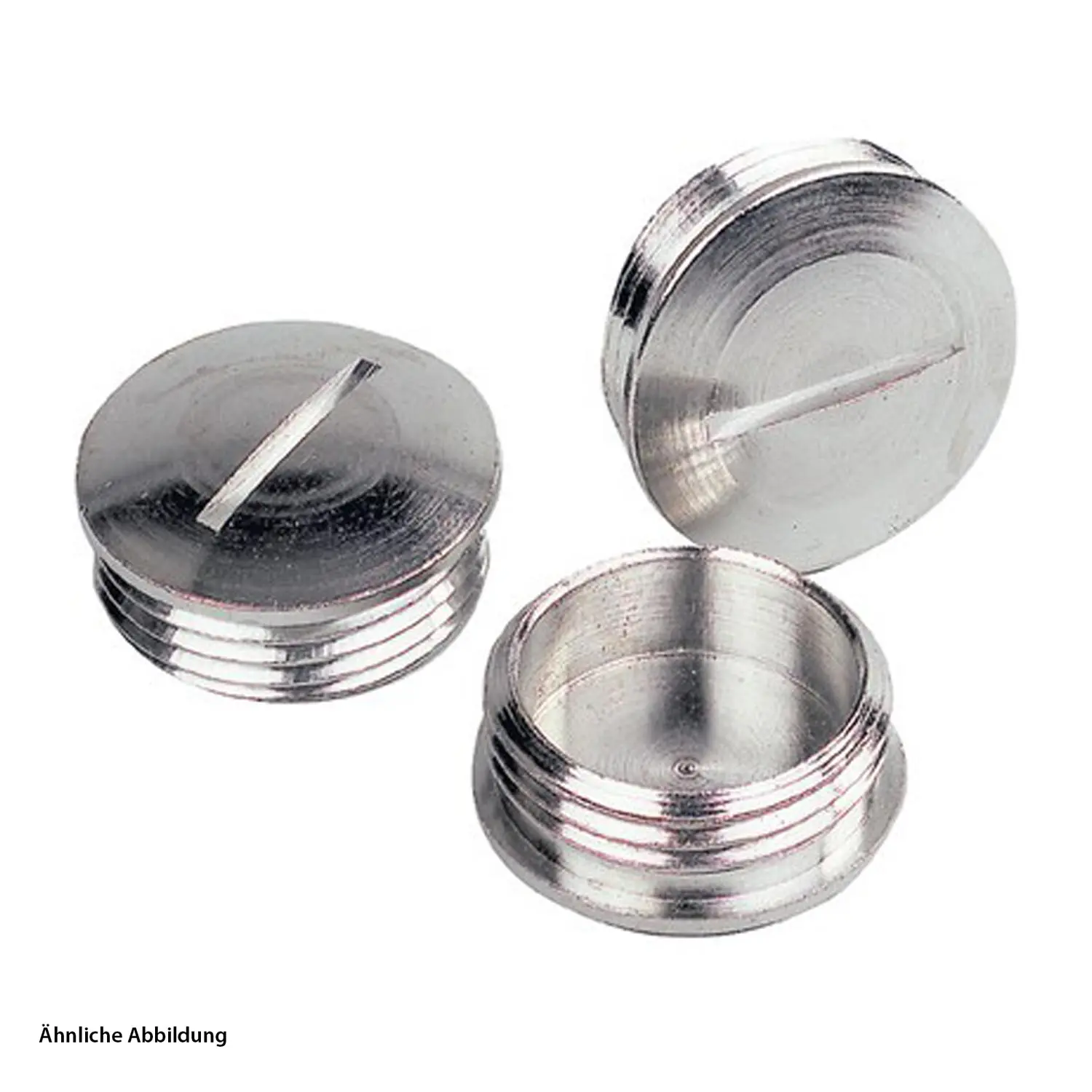 Produktfoto 1 von 52003420 LAPP Blindstopfen PG16x1,41 rund mit Schlitz Messing (CuZn) vernickelt Farbe silber