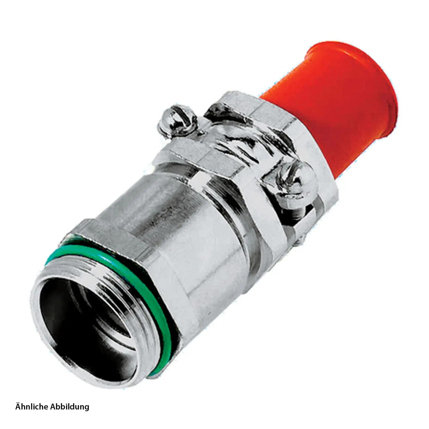 Produktfoto 1 von 52105860 LAPP Verschraubung mit Biegeschutz M20x1,5 Messing (CuZn) vernickelt Gewindelänge 6,0mm