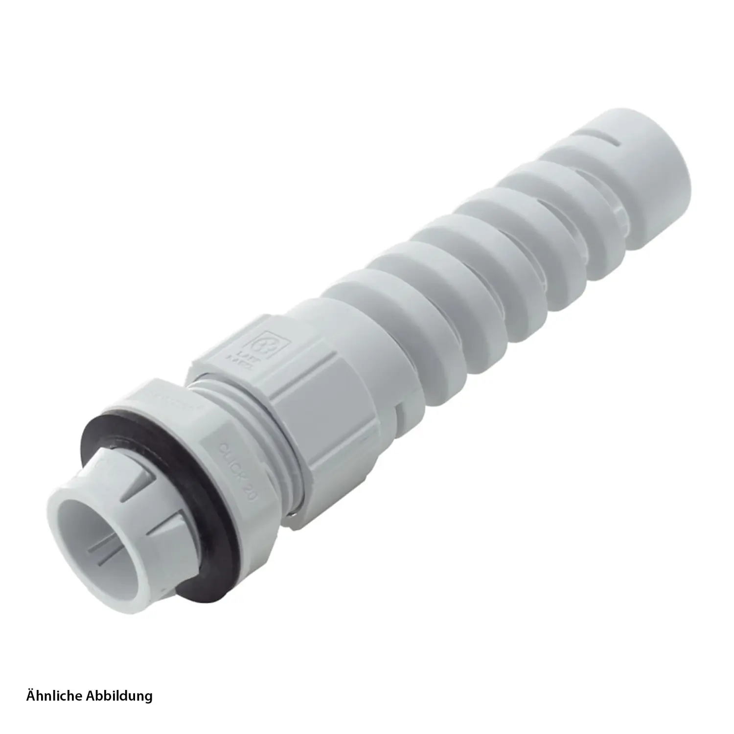 Produktfoto 1 von 53112932 LAPP Verschraubung Click mit Biegeschutz einrastend Polyamid (PA) Gewindelänge 8,0mm