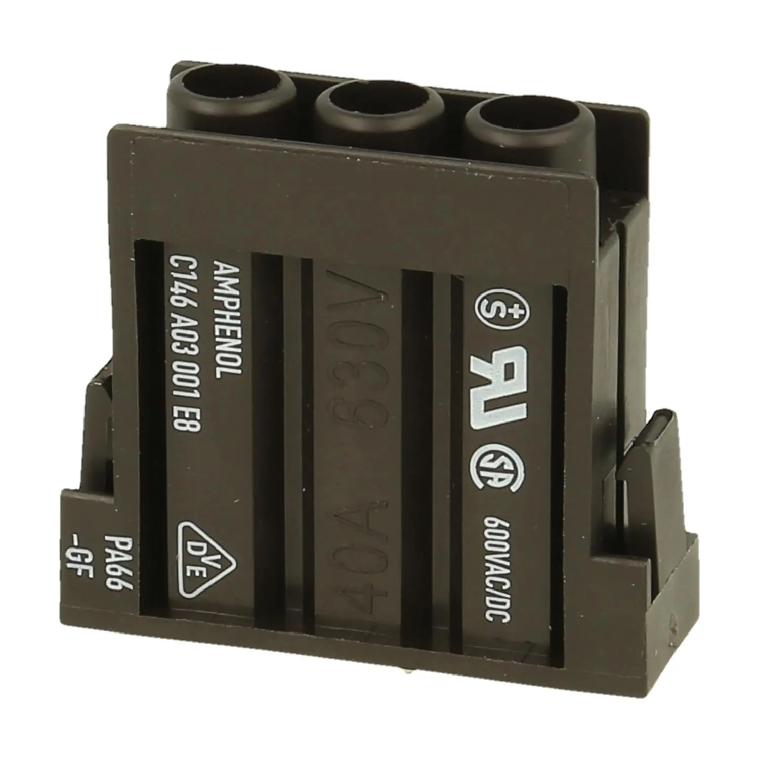 Produktfoto 1 von C146A03001E8 Amphenol male module 3 pole crimp