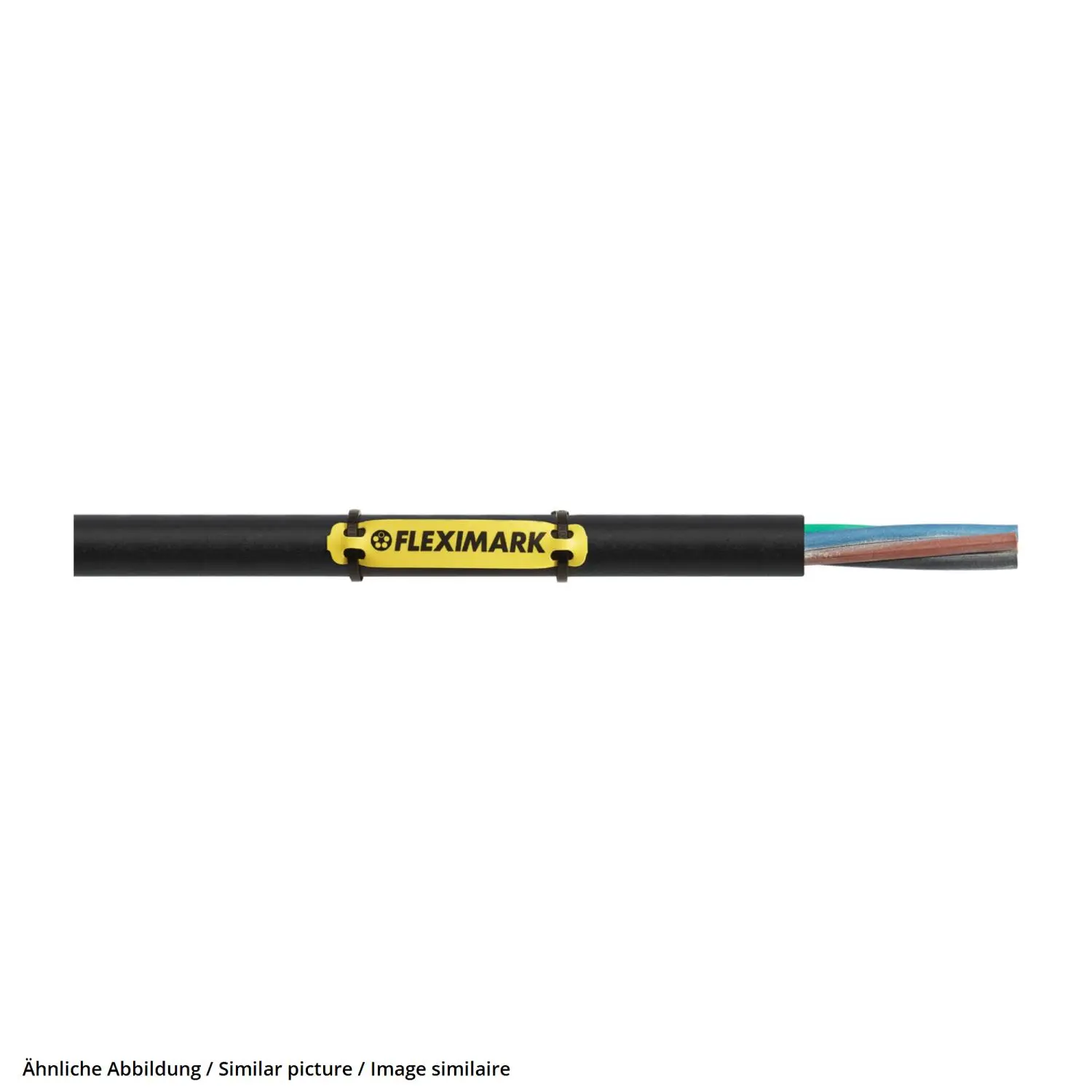 Cablelabel PUR 60x10mm BK