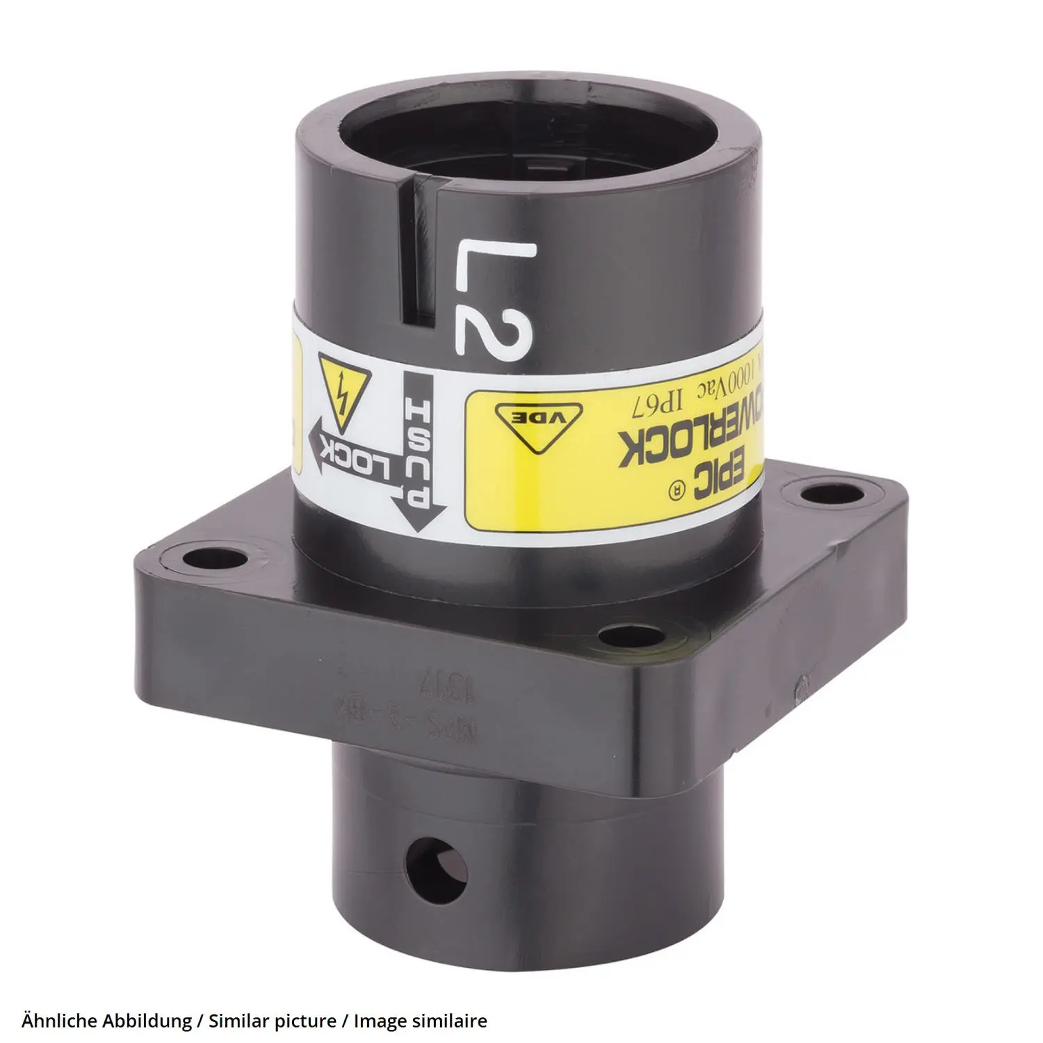 Produktfoto 1 von 44420229 LAPP EPIC POWERLOCK A6 C L2/BK QP M12 (1)