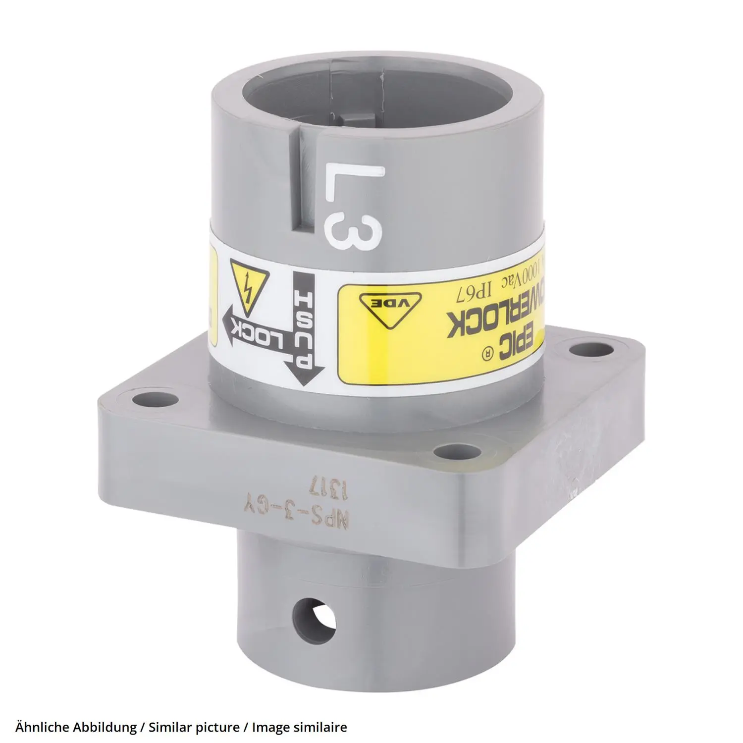 44420230 LAPP EPIC POWERLOCK A6 C L3/GY QP M12 (1)