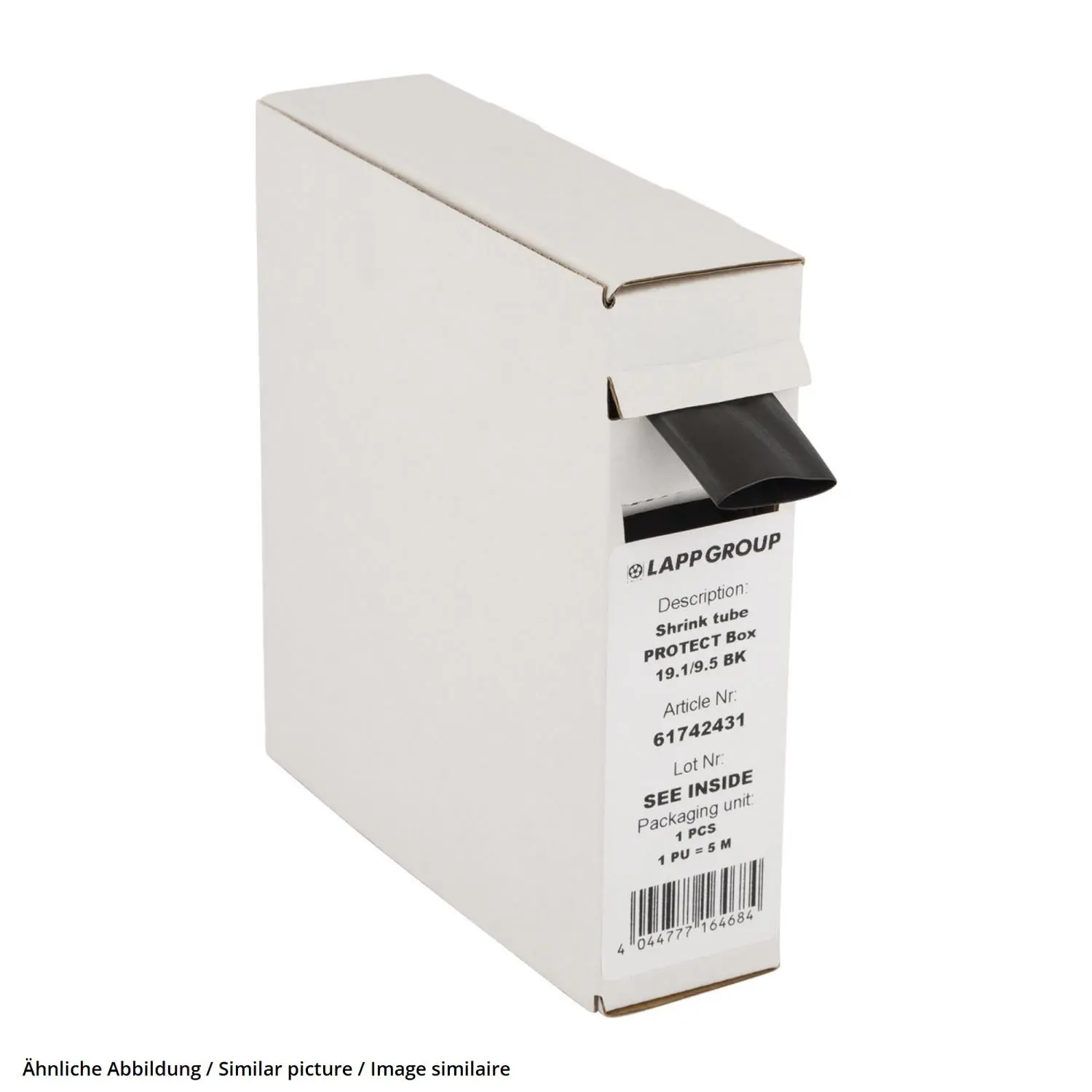 Produktfoto 1 von 61742426 LAPP Schrumpfschlauch PROTECT Box 3,2/1,6 BK