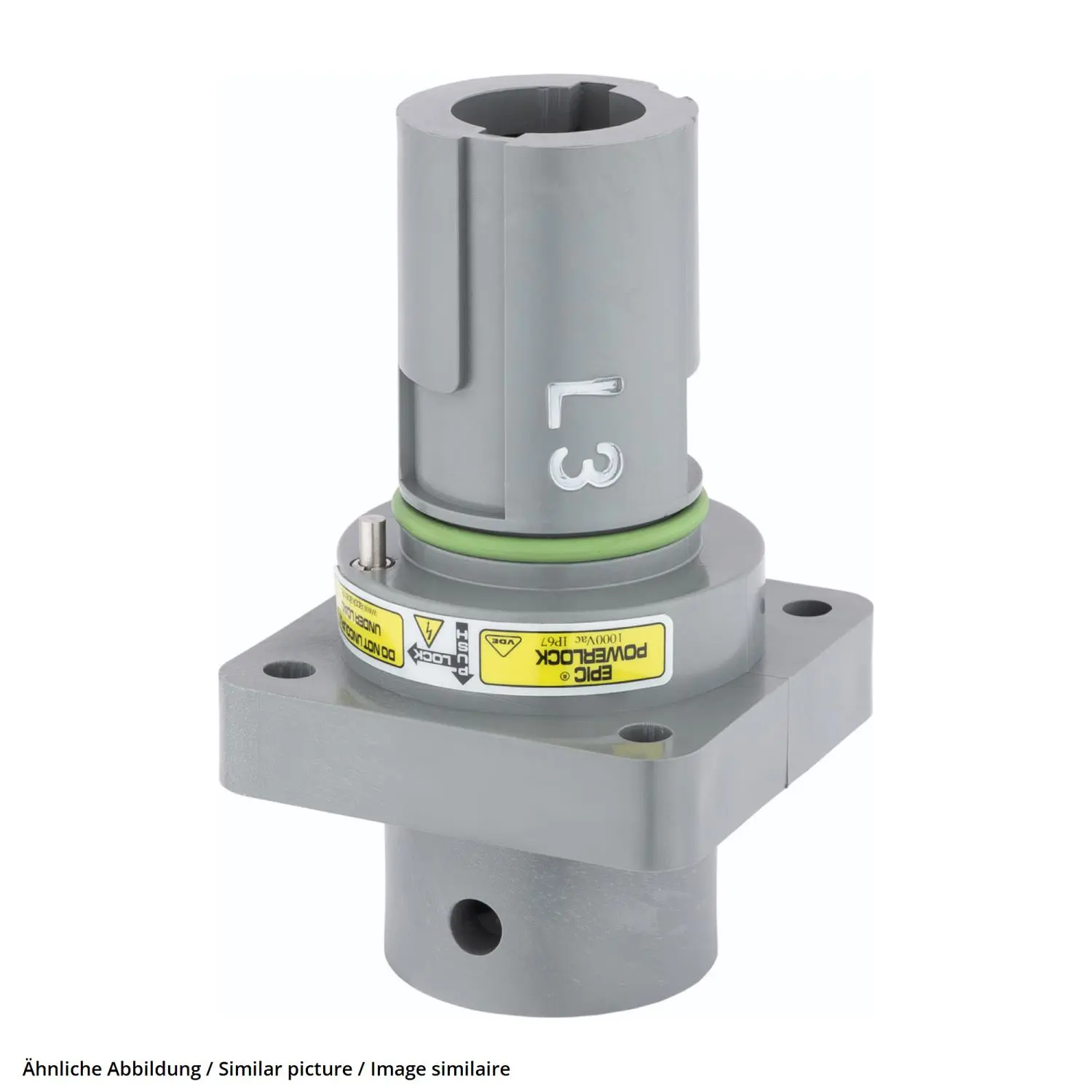 Produktfoto 1 von 44420276 LAPP EPIC POWERLOCK A1 S L3/GY SP M12 (1)