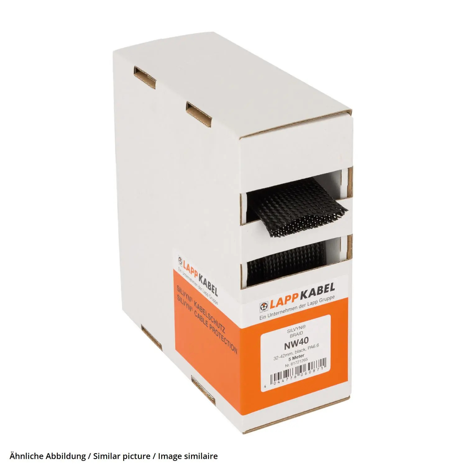 Produktfoto 1 von 61721262 LAPP SILVYN BRAID PA6 NW 16 14,0-24,0 / 15M