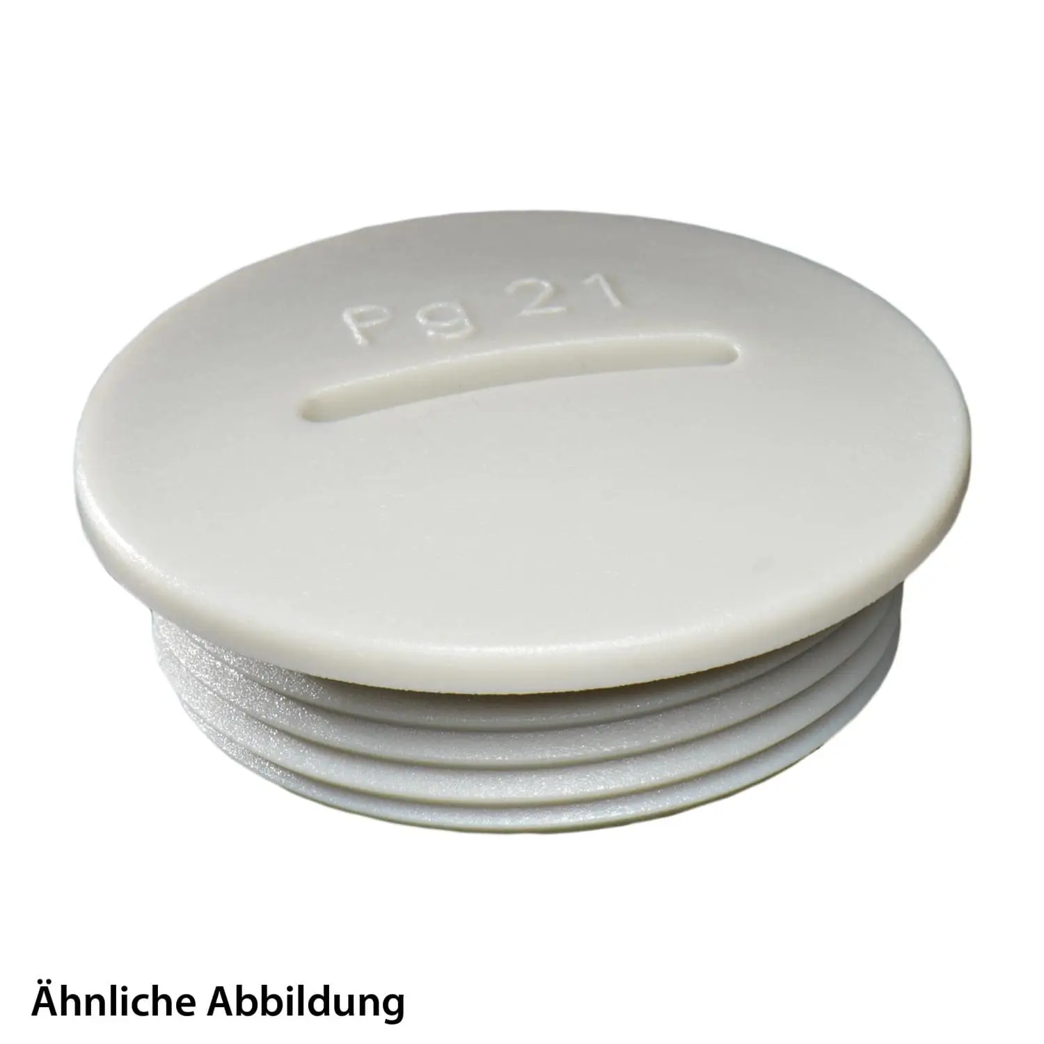 Produktfoto 1 von 50060708 WISKA Verschlussschraube PG7x1,27 geschlossen mit schlitz Polystyrol (PS) Gewindelänge 6,0mm