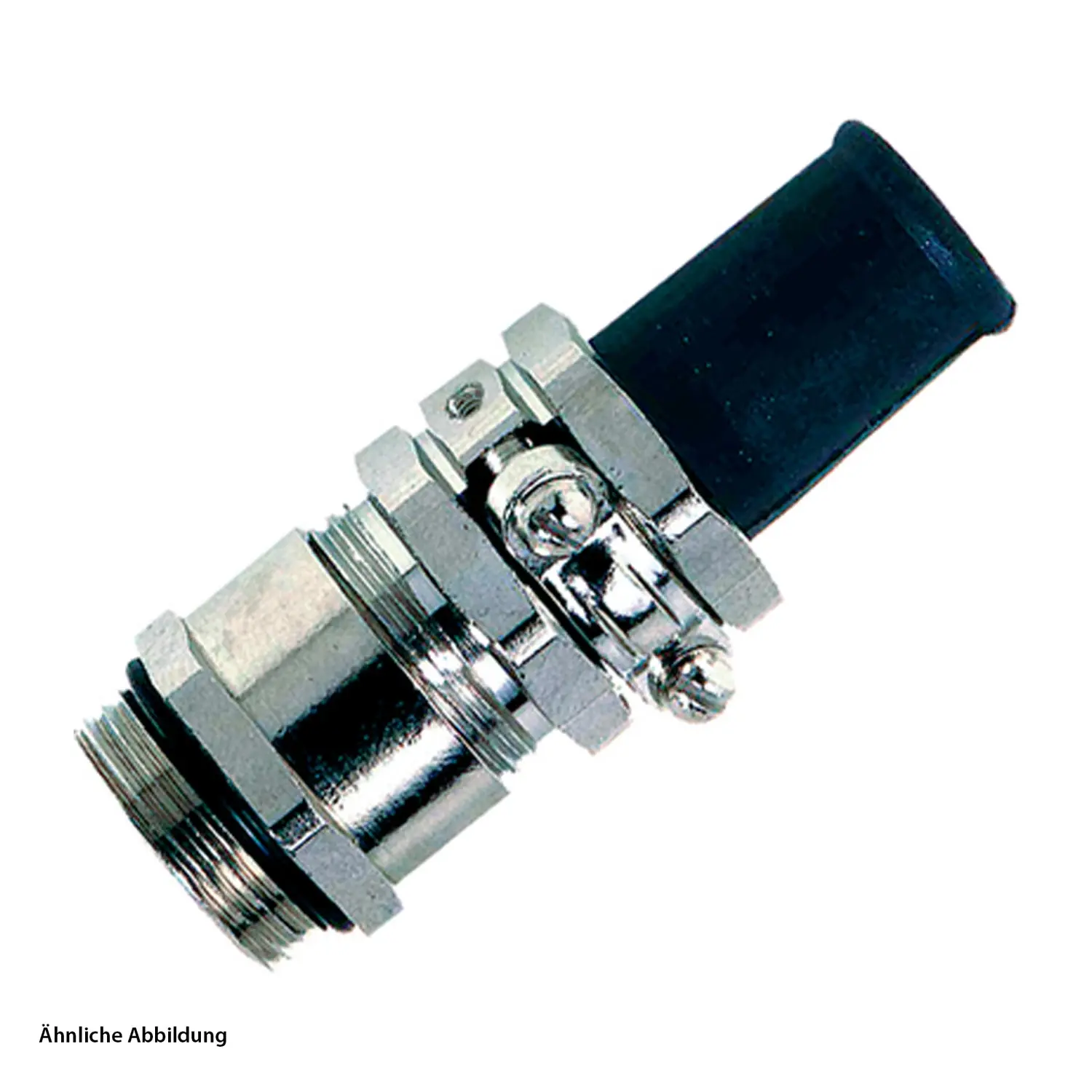 Produktfoto 1 von 52105710 LAPP Verschraubung mit Biegeschutz EMV M40x1,5 Messing (CuZn) vernickelt Gewindelänge 8,0mm