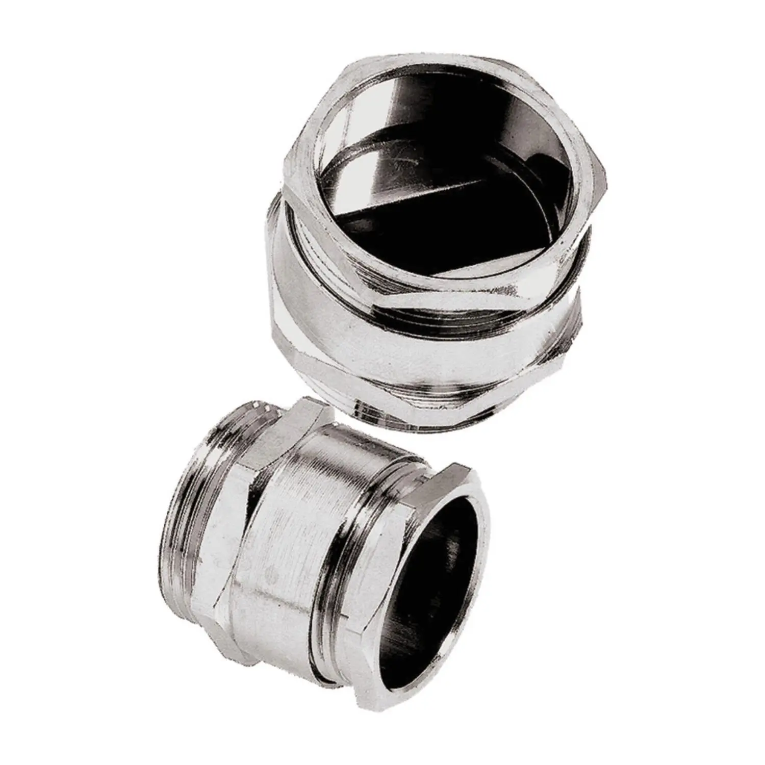 Produktfoto 1 von 52107380 LAPP Flachkabelverschraubung M63x1,5 Messing (CuZn) vernickelt Gewindelänge 10,0mm