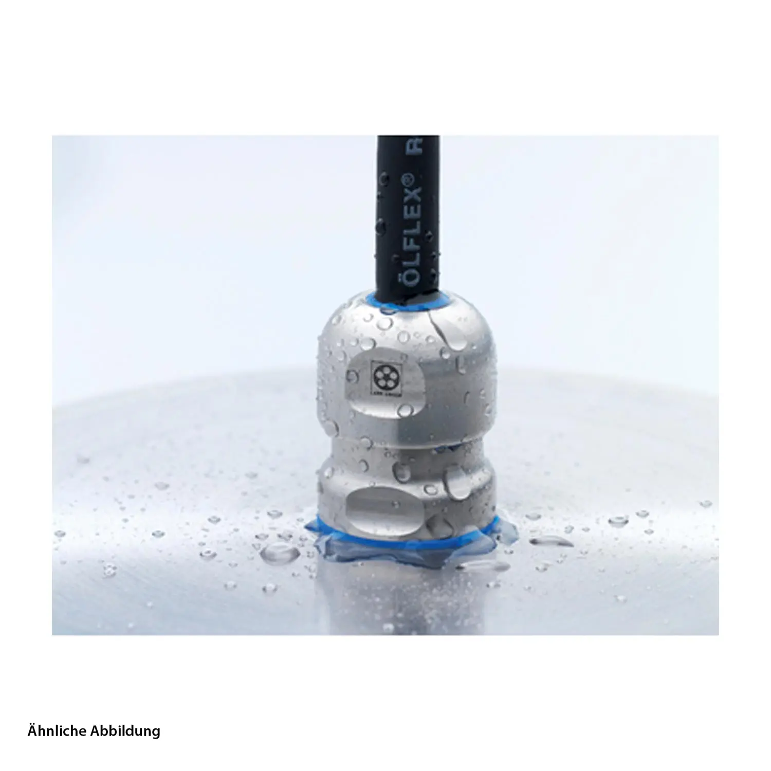 Produktfoto 1 von 53105142 LAPP Edelstahlverschraubung Hygiene M40x1,5 mit Reduzierung Edelstahl (1.4404) Gewindelänge 9,0mm