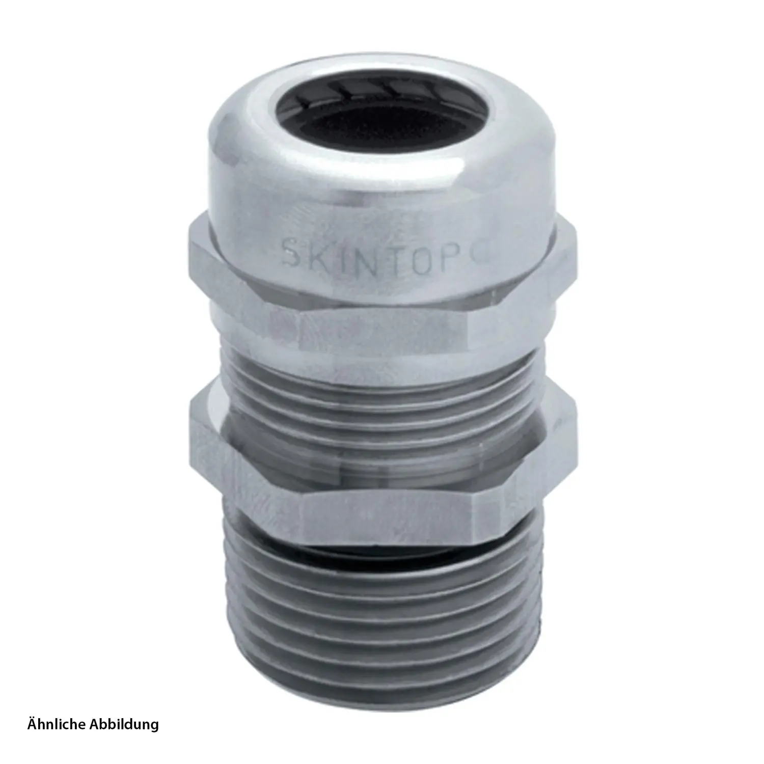 Produktfoto 1 von 53112005 LAPP Verschraubung M12x1,5 lang Messing (CuZn) vernickelt Gewindelänge 12,0mm