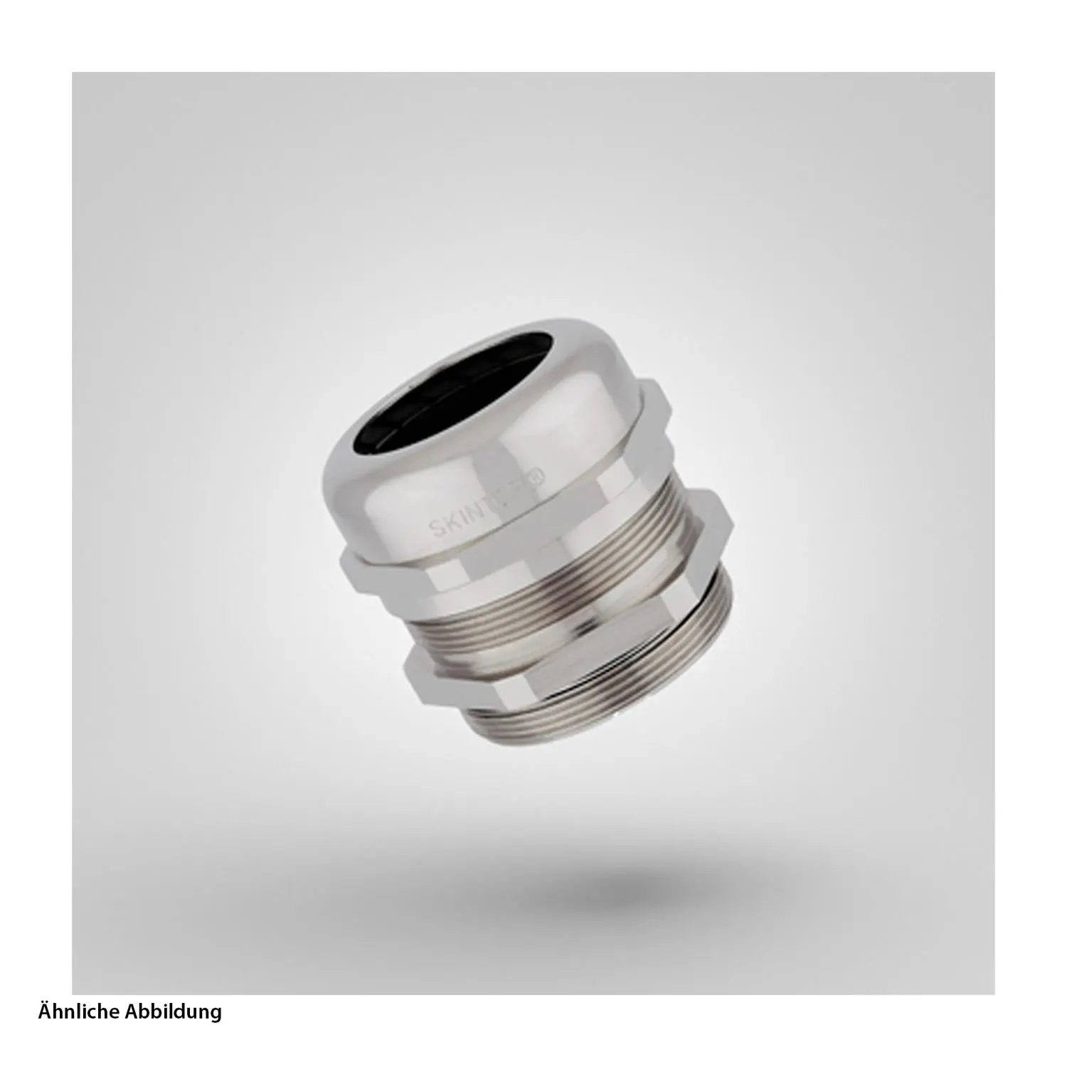 Produktfoto 1 von 53112083 LAPP Verschraubung M40x1,5 SMS-M40 Plus Plus Klemmbereich Messing (CuZn) vernickelt Gewindelänge 15,0mm