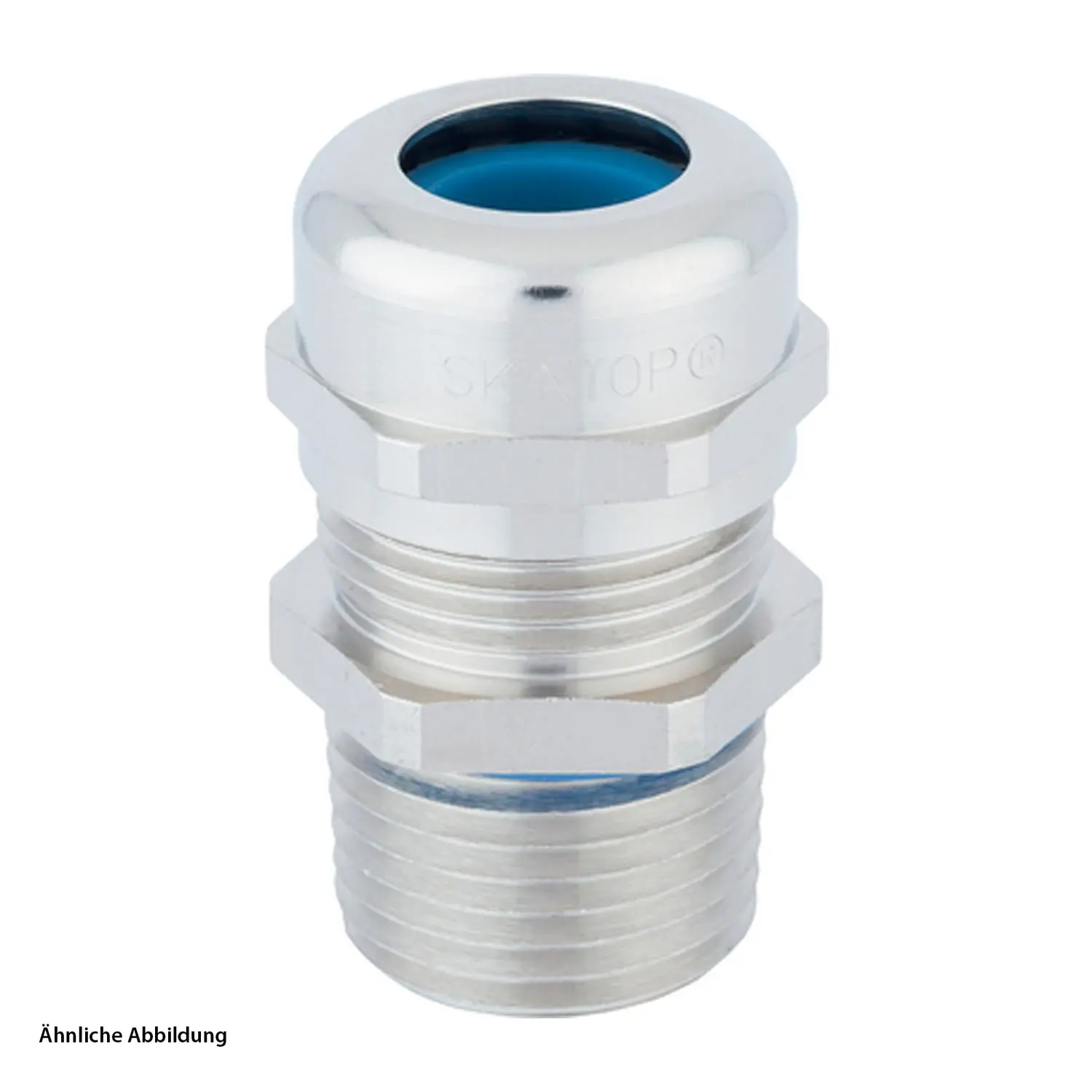 Produktfoto 1 von 53113717 LAPP Verschraubung niedrige Temperatur 2 Zollx2,209 mit Reduzierung Messing (CuZn) vernickelt Gewindelänge 17,0mm