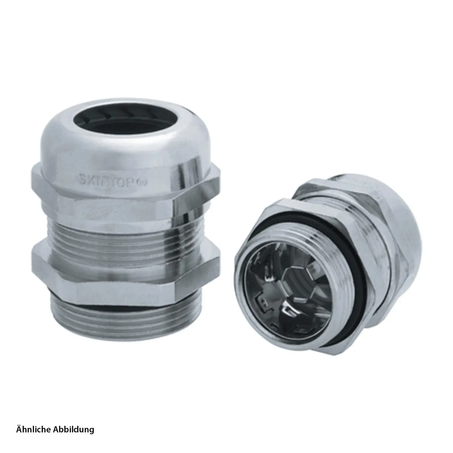 Produktfoto 1 von 53112610LF LAPP Verschraubung bleifrei EMV M12x1,5 Messing (CuZn) vernickelt Gewindelänge 6,5mm