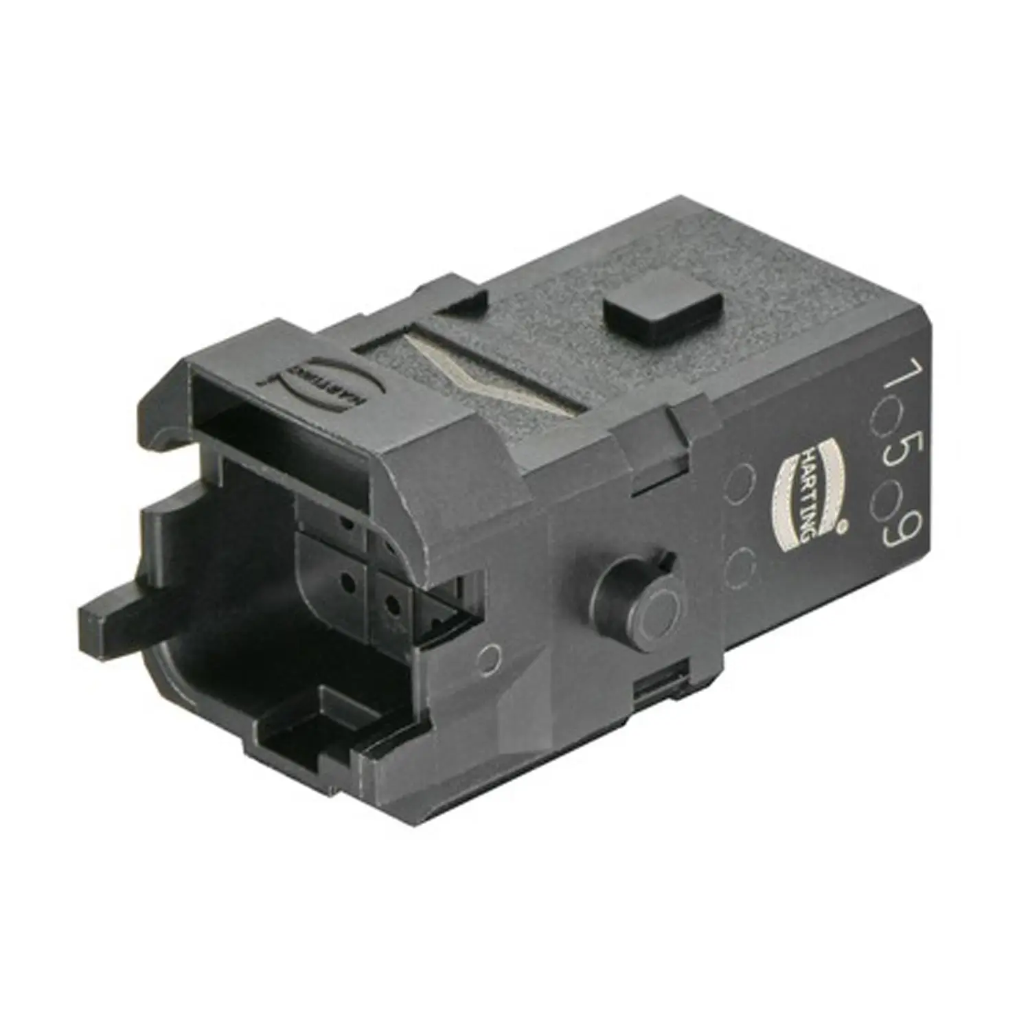 Produktfoto 1 von 09100123001 HARTING Han 1A Kompaktsteckverbinder Stifteinsatz (M) Crimpanschluss, 12-polig 50V, 6,5A