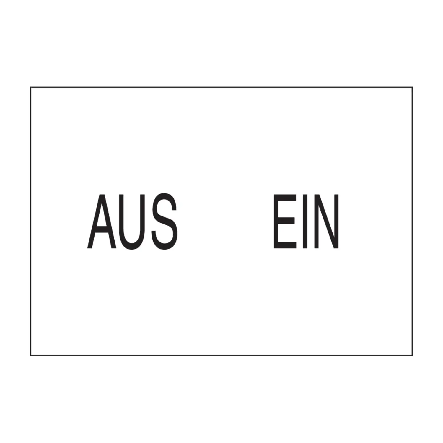 Produktfoto 1 von BZ23B6001 Georg Schlegel selbstklebendes Bezeichnungsschild mit Standarddruck