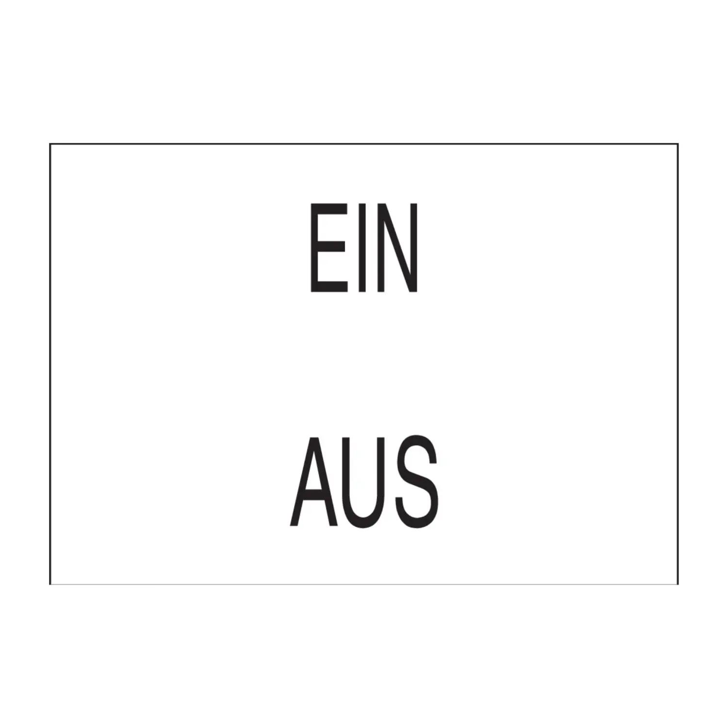 Produktfoto 1 von BZ23B7001 Georg Schlegel selbstklebendes Bezeichnungsschild mit Standarddruck