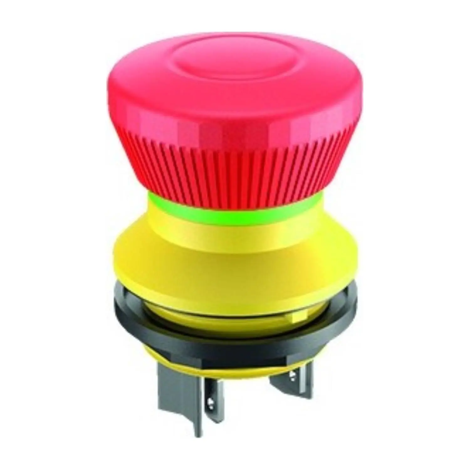 Produktfoto 1 von FRPVKOO Georg Schlegel Not-Aus-Schalter / Not-Halt-Taster, 2Ö rund, SHORTRON Flachstecker 2,8mm x 0,5mm